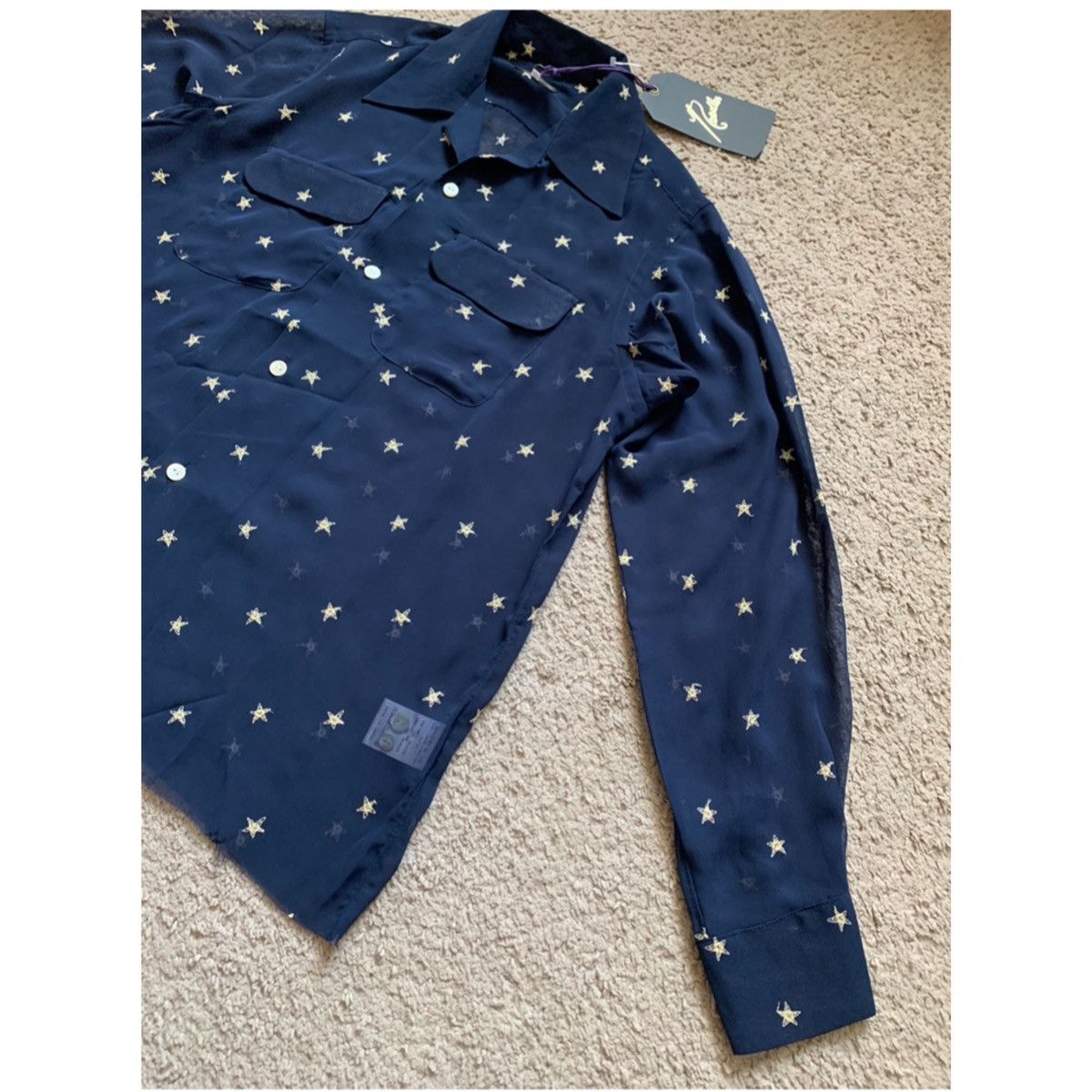 Needles NEEDLES EMBROIDERED STAR CUT-OFF SHIRT Size US XS / EU 42 / 0 - 1 Thumbnail