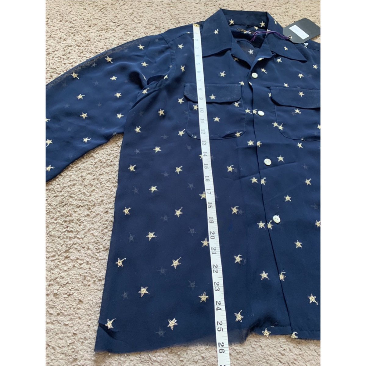 Needles NEEDLES EMBROIDERED STAR CUT-OFF SHIRT Size US XS / EU 42 / 0 - 10 Thumbnail