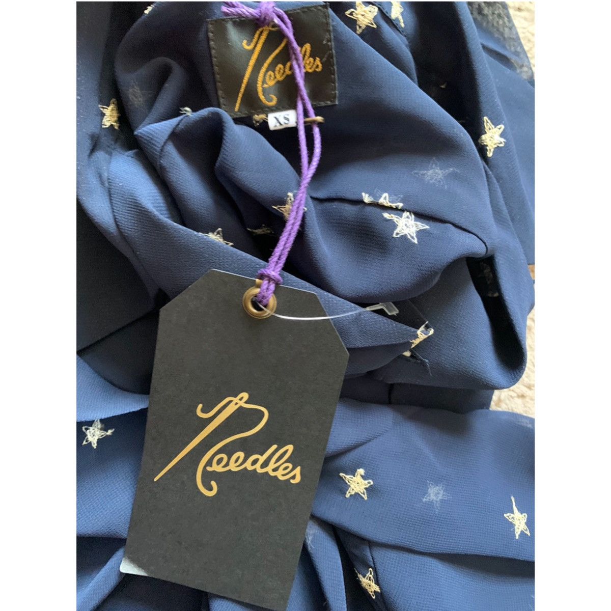 Needles NEEDLES EMBROIDERED STAR CUT-OFF SHIRT Size US XS / EU 42 / 0 - 17 Thumbnail
