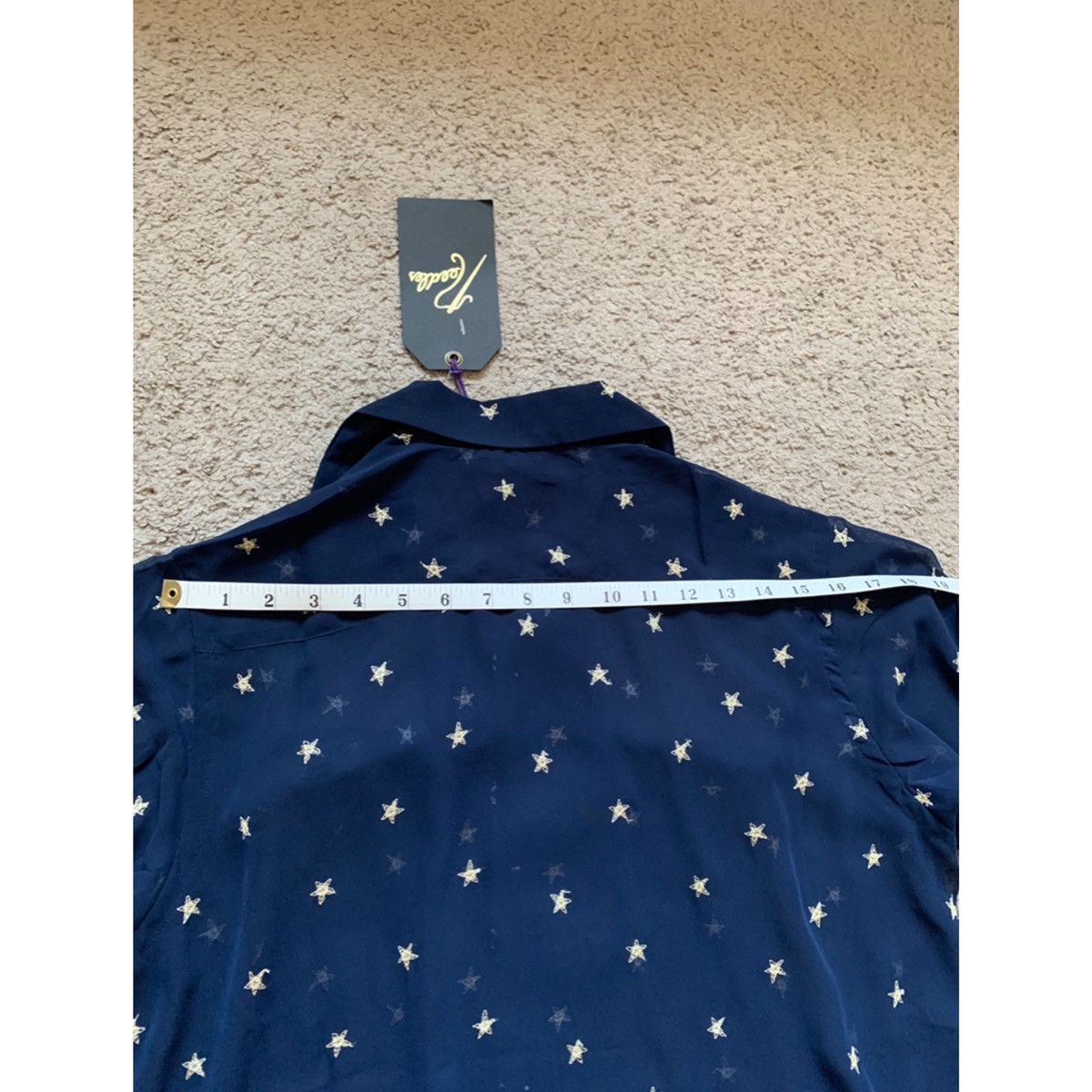 Needles NEEDLES EMBROIDERED STAR CUT-OFF SHIRT Size US XS / EU 42 / 0 - 13 Thumbnail