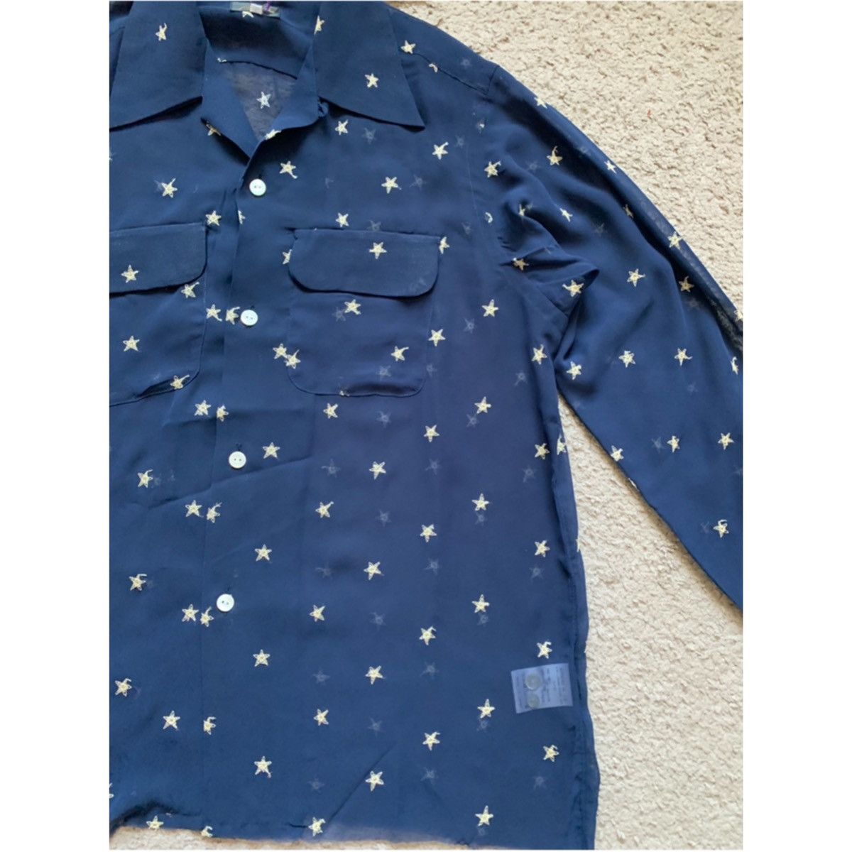 Needles NEEDLES EMBROIDERED STAR CUT-OFF SHIRT Size US XS / EU 42 / 0 - 2 Thumbnail