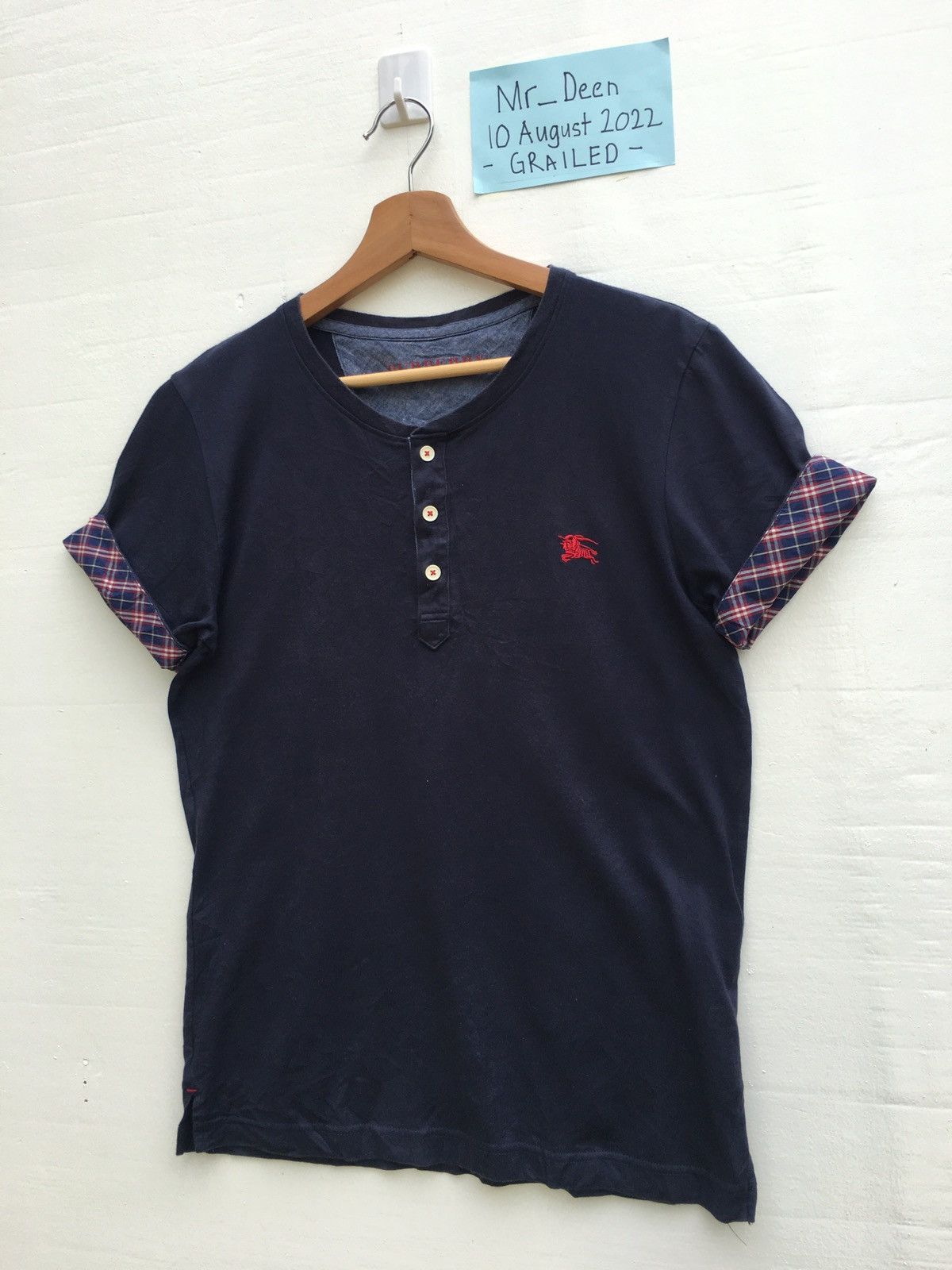 Burberry Vintage Burberry Black Label Short Tshirt Size S / US 4 / IT 40 - 4 Thumbnail