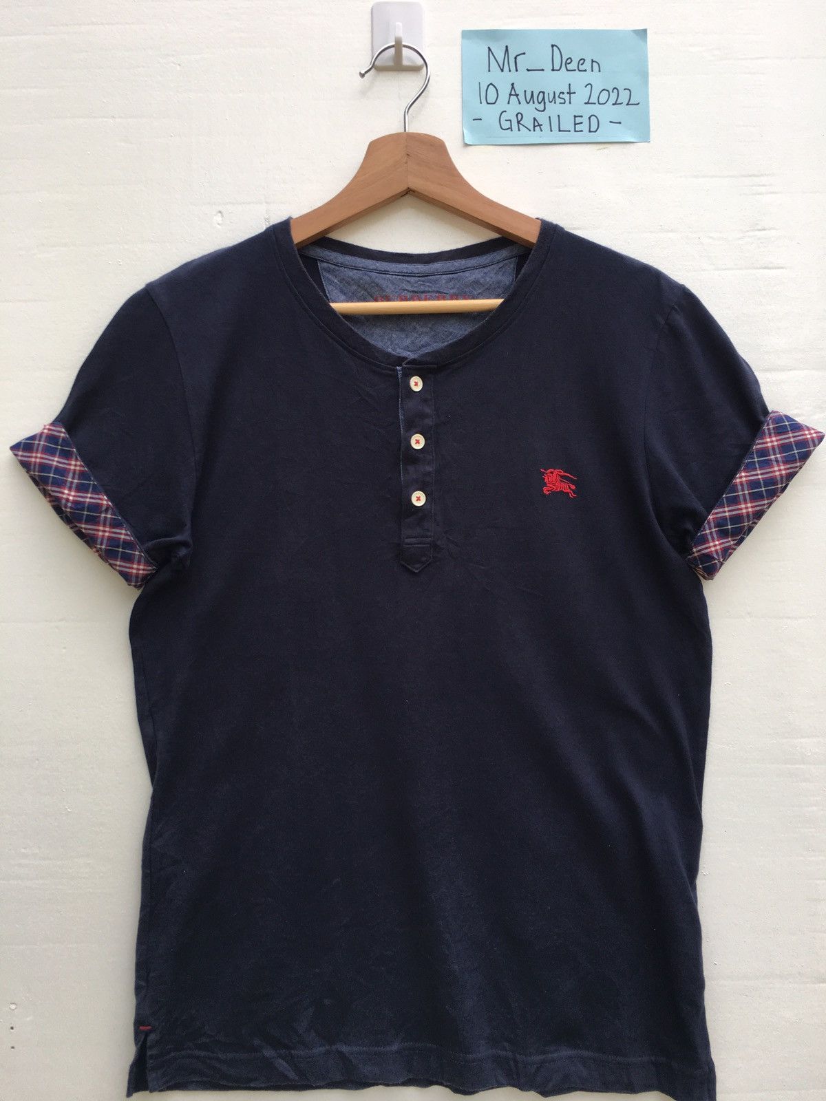 Burberry Vintage Burberry Black Label Short Tshirt Size S / US 4 / IT 40 - 5 Thumbnail