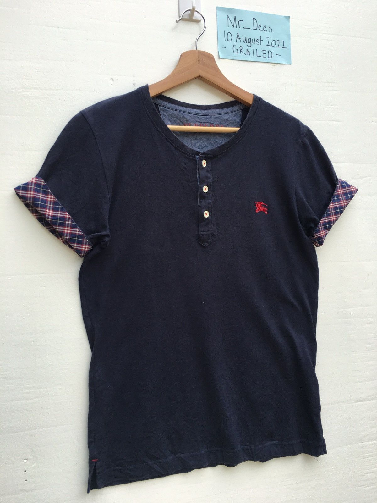 Burberry Vintage Burberry Black Label Short Tshirt Size S / US 4 / IT 40 - 3 Thumbnail