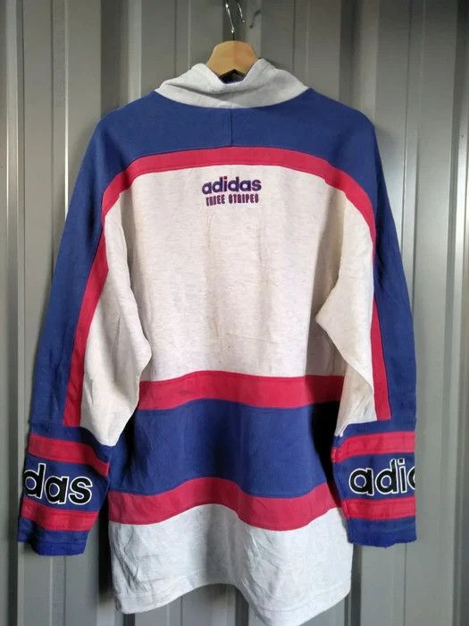Adidas 🔥 CRAZY PIECE ! HARD TO FIND ! ADIDAS BIG LOGO HOODIE Size US L / EU 52-54 / 3 - 3 Thumbnail