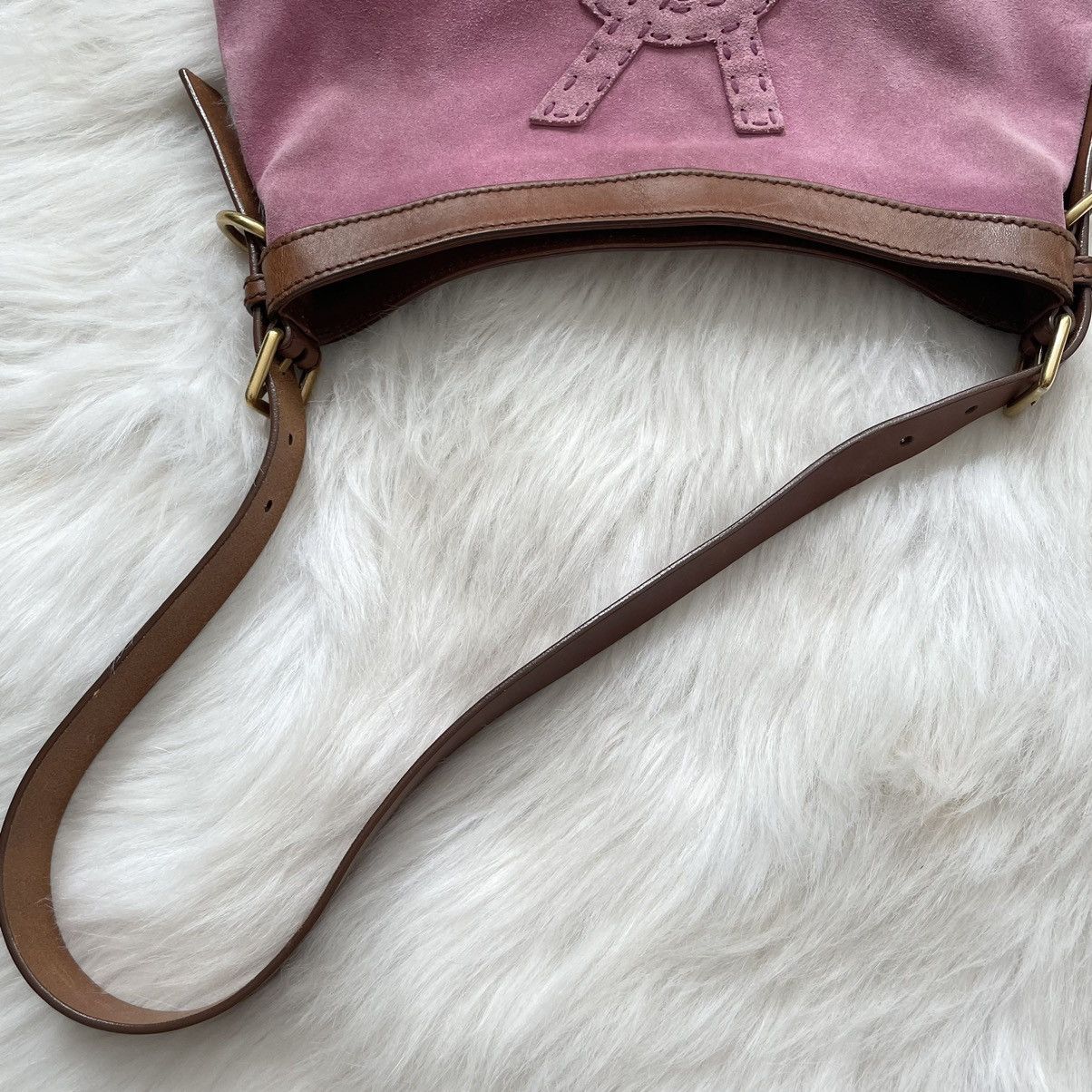 Yves Saint Laurent Ysl yves saint Laurent vintage pink suede shoulder bag Size ONE SIZE - 6 Thumbnail