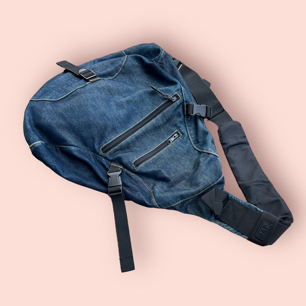 Gap × Japanese Brand VINTAGE GAP DENIM CROSSBODY BODYBAG Size ONE SIZE - 11 Thumbnail