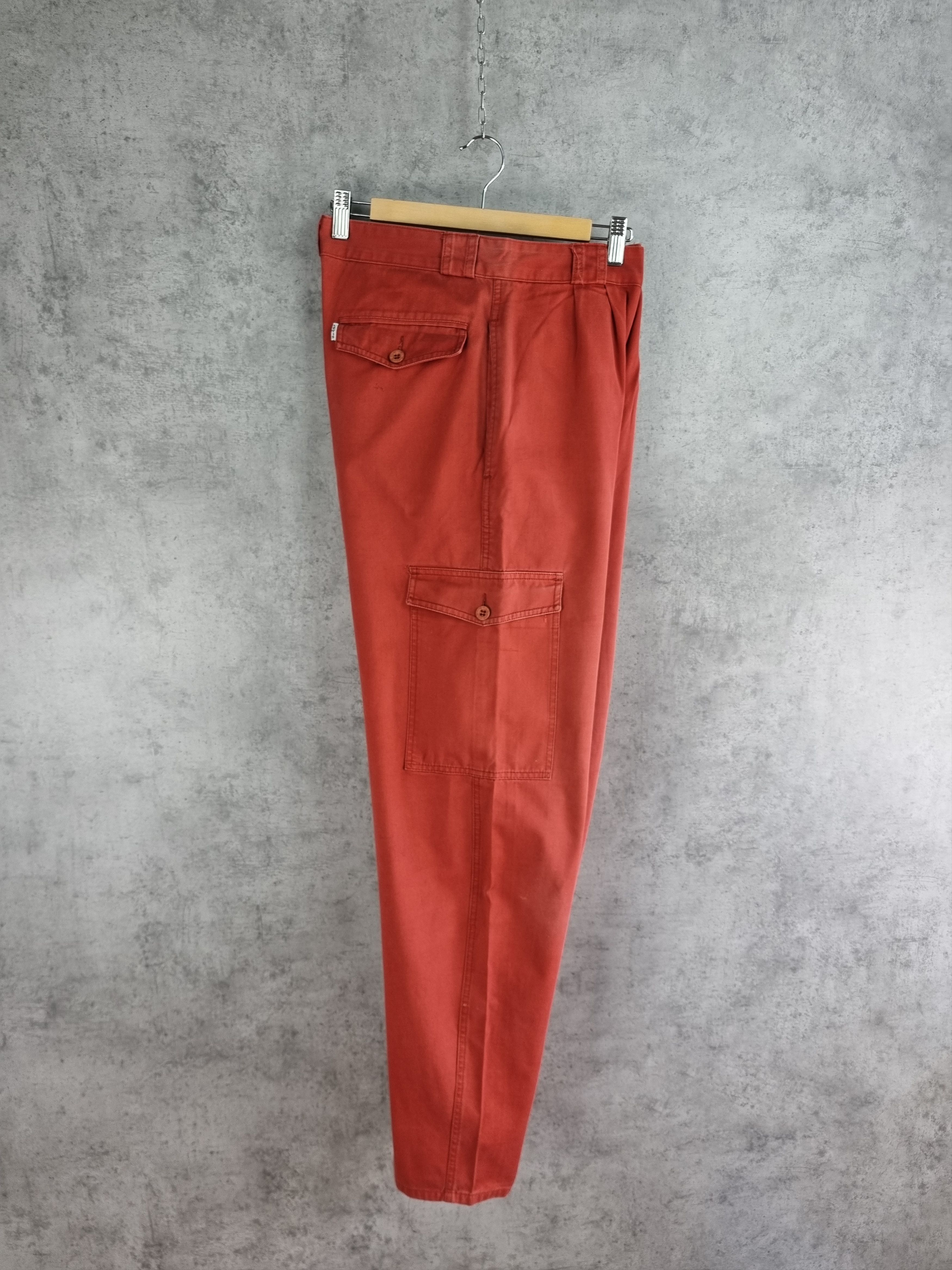 Levi's × Levi's Vintage Clothing Very Rare Cargo Levis Faded Red Dirty Pants Size US 32 / EU 48 - 2 Thumbnail