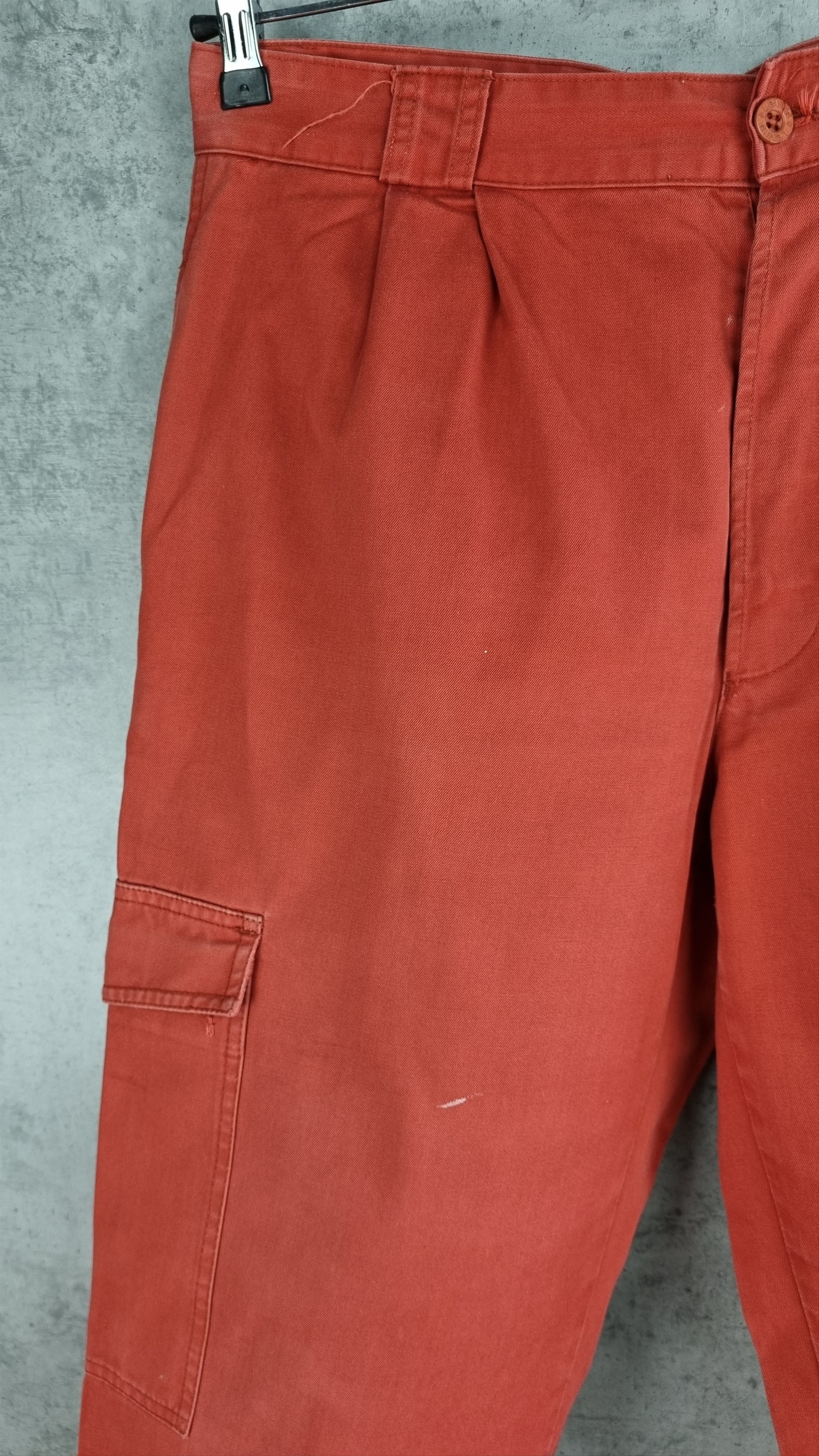 Levi's × Levi's Vintage Clothing Very Rare Cargo Levis Faded Red Dirty Pants Size US 32 / EU 48 - 20 Thumbnail