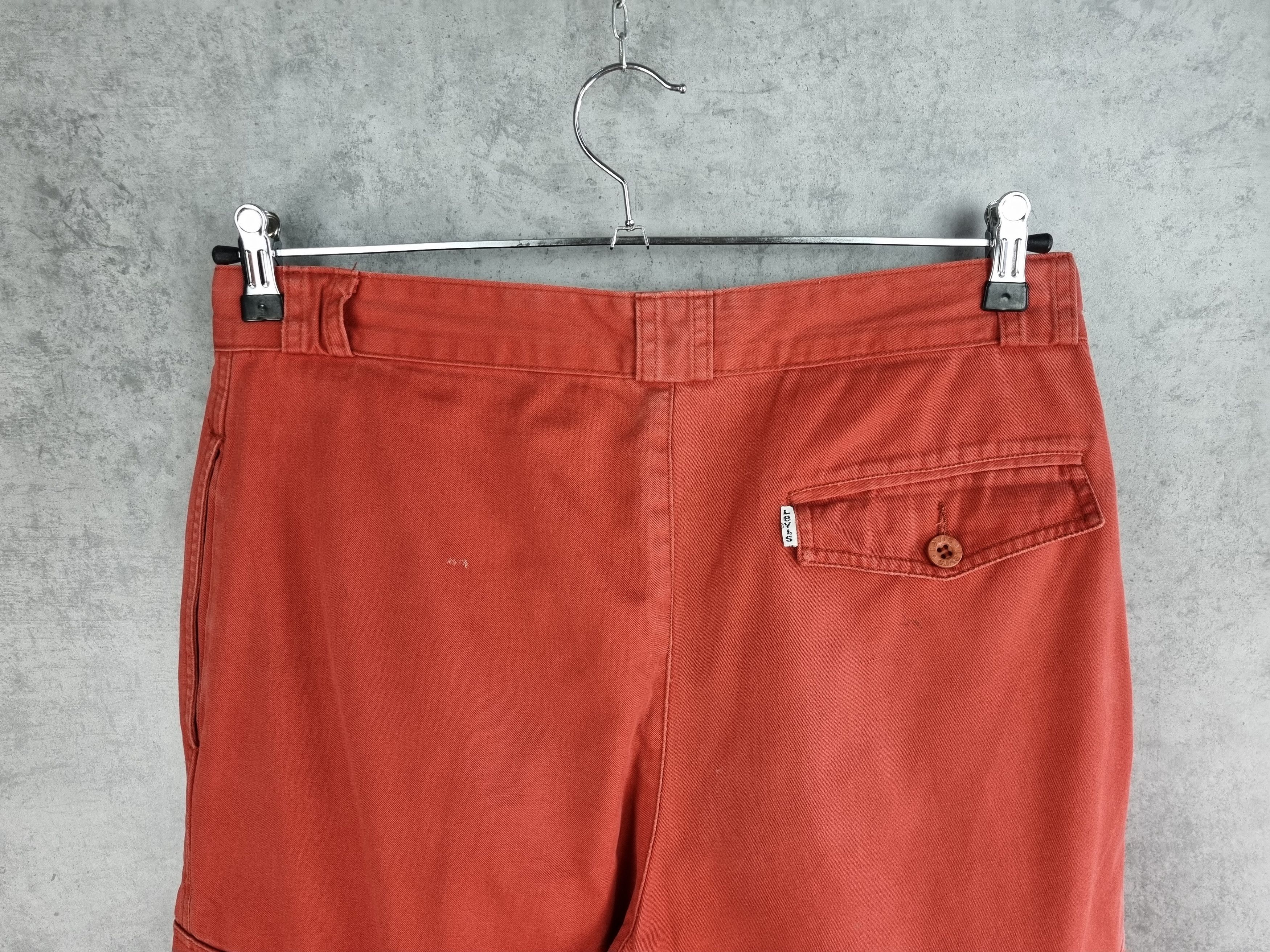 Levi's × Levi's Vintage Clothing Very Rare Cargo Levis Faded Red Dirty Pants Size US 32 / EU 48 - 10 Thumbnail