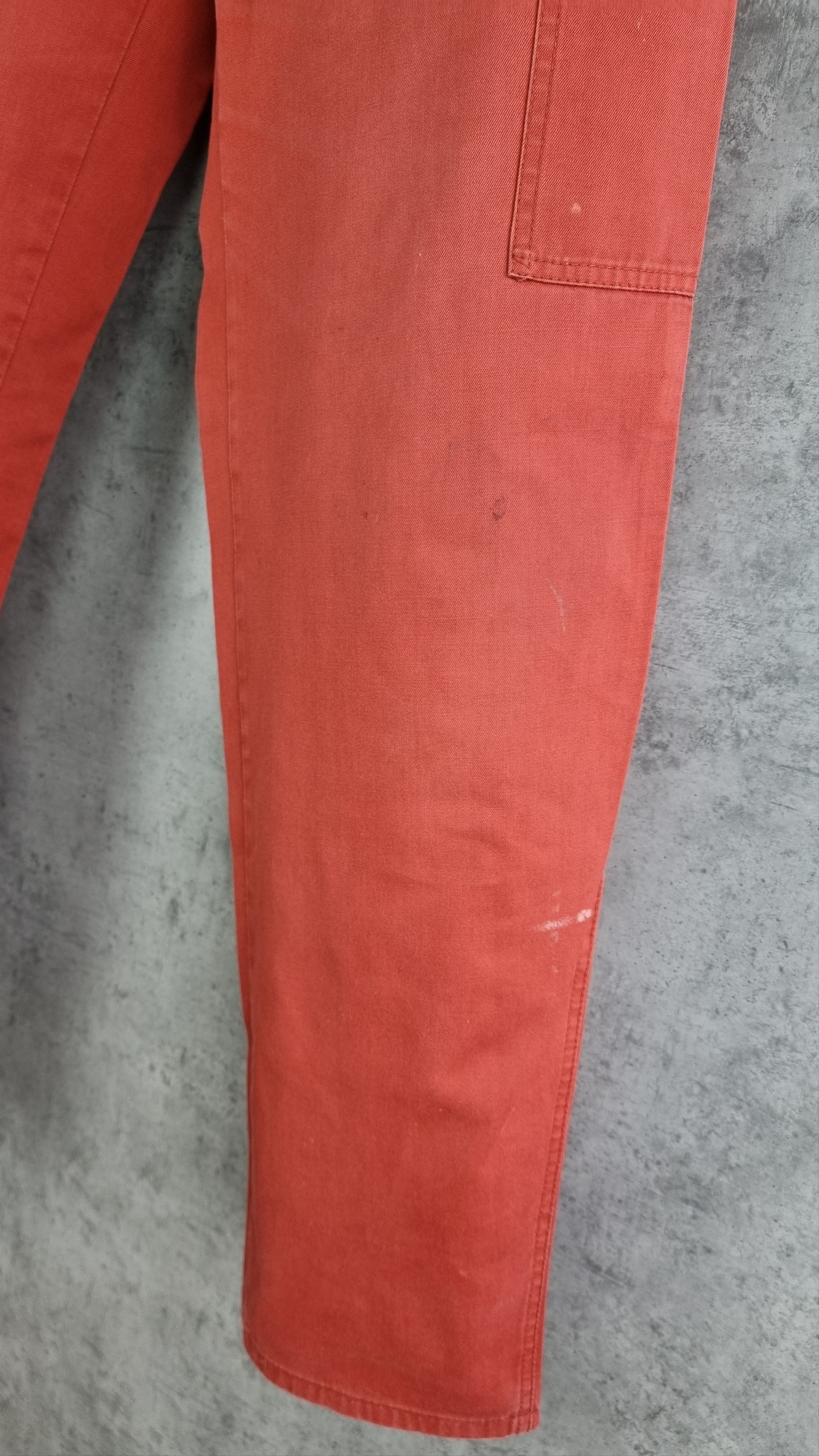 Levi's × Levi's Vintage Clothing Very Rare Cargo Levis Faded Red Dirty Pants Size US 32 / EU 48 - 19 Thumbnail