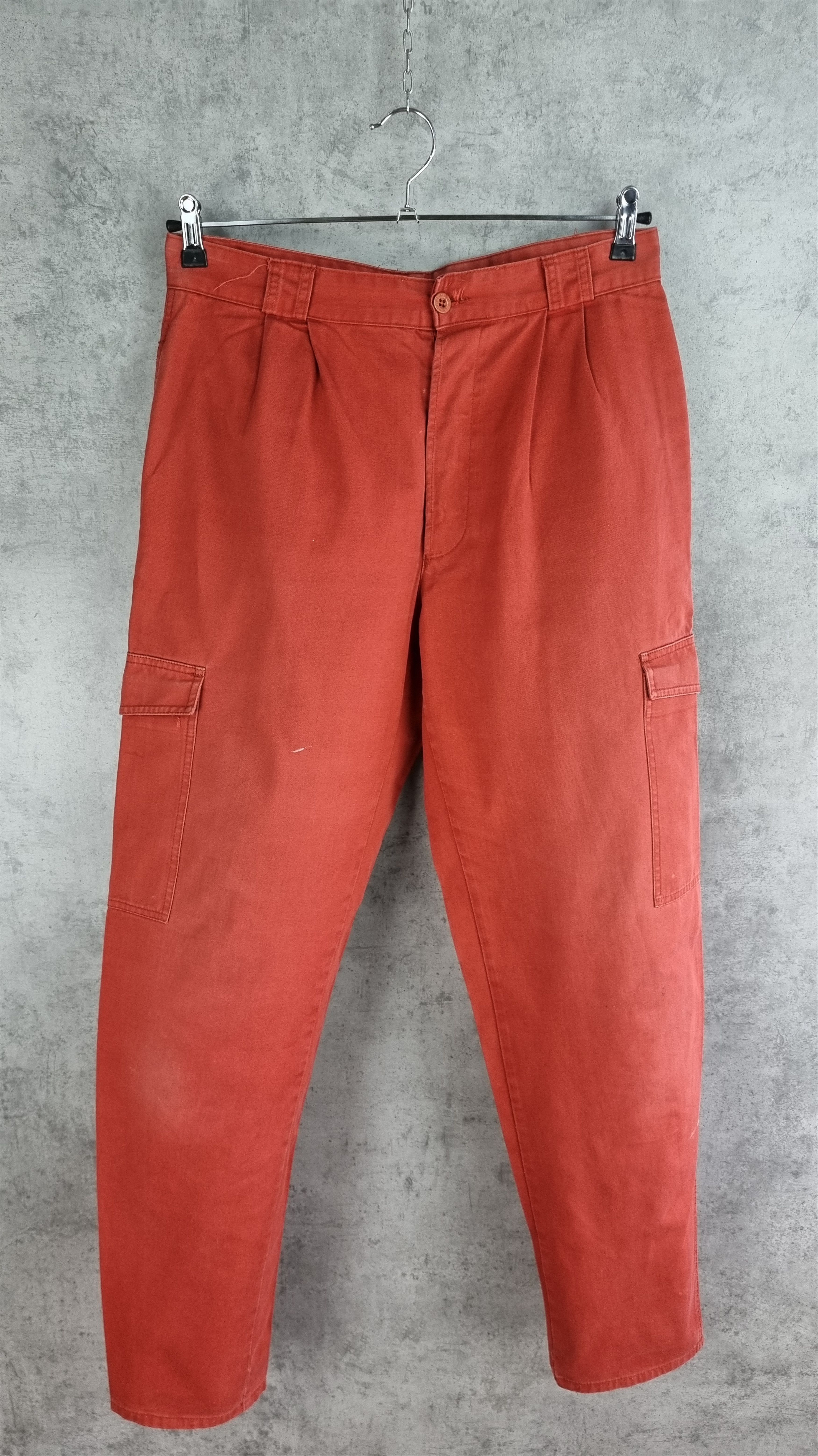 Levi's × Levi's Vintage Clothing Very Rare Cargo Levis Faded Red Dirty Pants Size US 32 / EU 48 - 12 Thumbnail