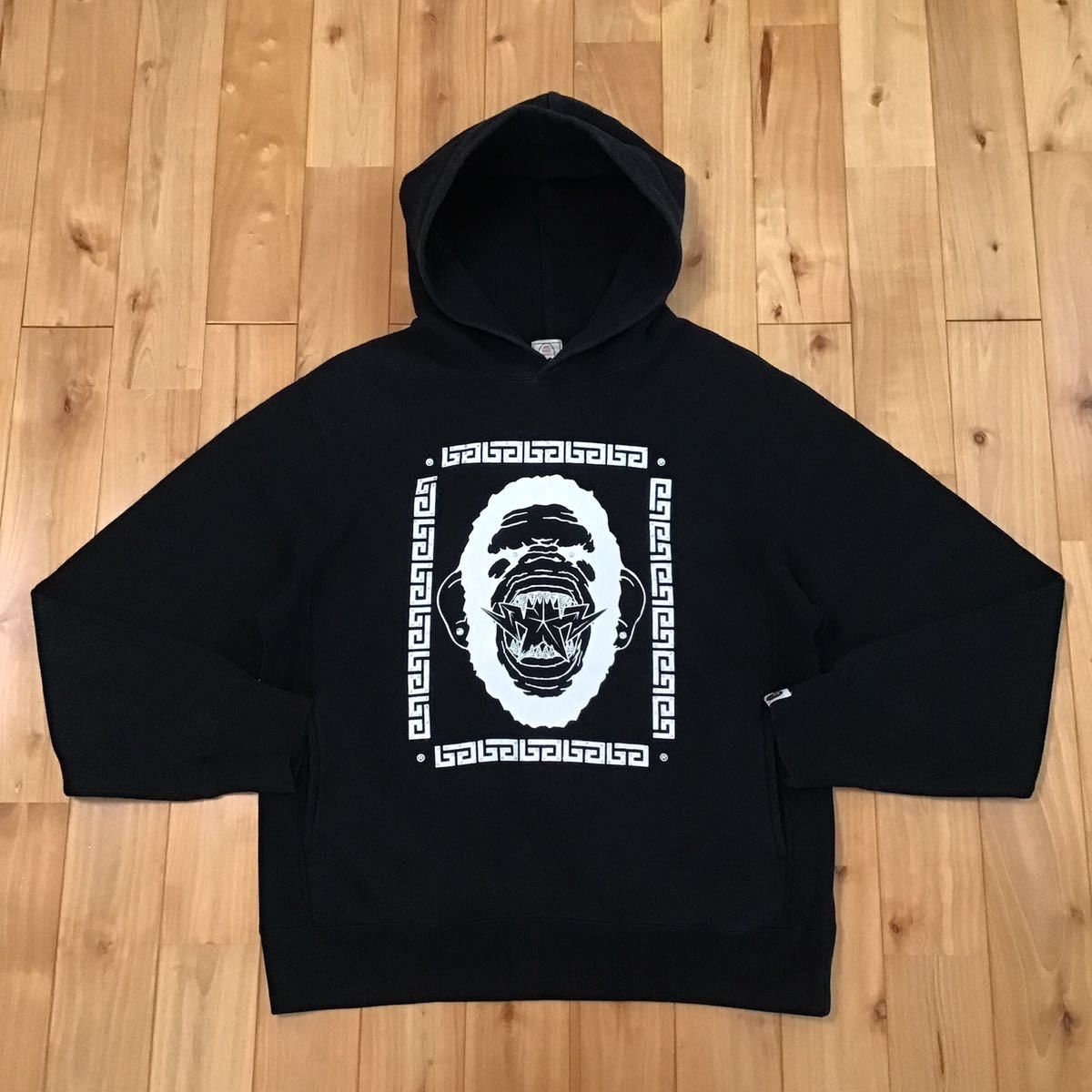Bape × Swarovski BAPE Swarovski APE HEAD BAPE STA pullover hoodie black Size US S / EU 44-46 / 1 - 2 Thumbnail