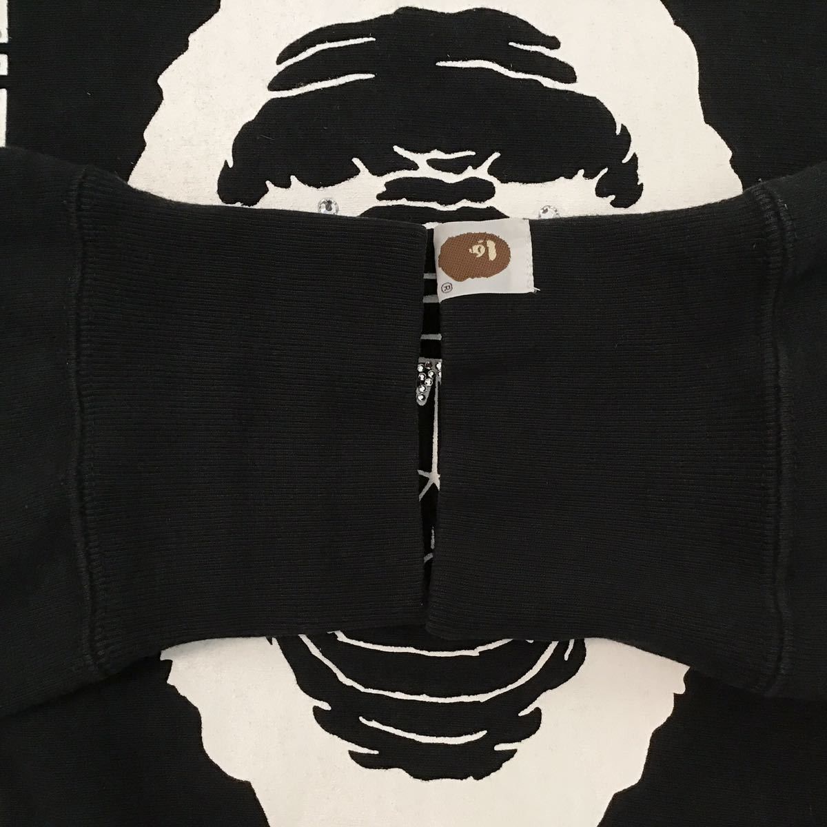 Bape × Swarovski BAPE Swarovski APE HEAD BAPE STA pullover hoodie black Size US S / EU 44-46 / 1 - 8 Thumbnail