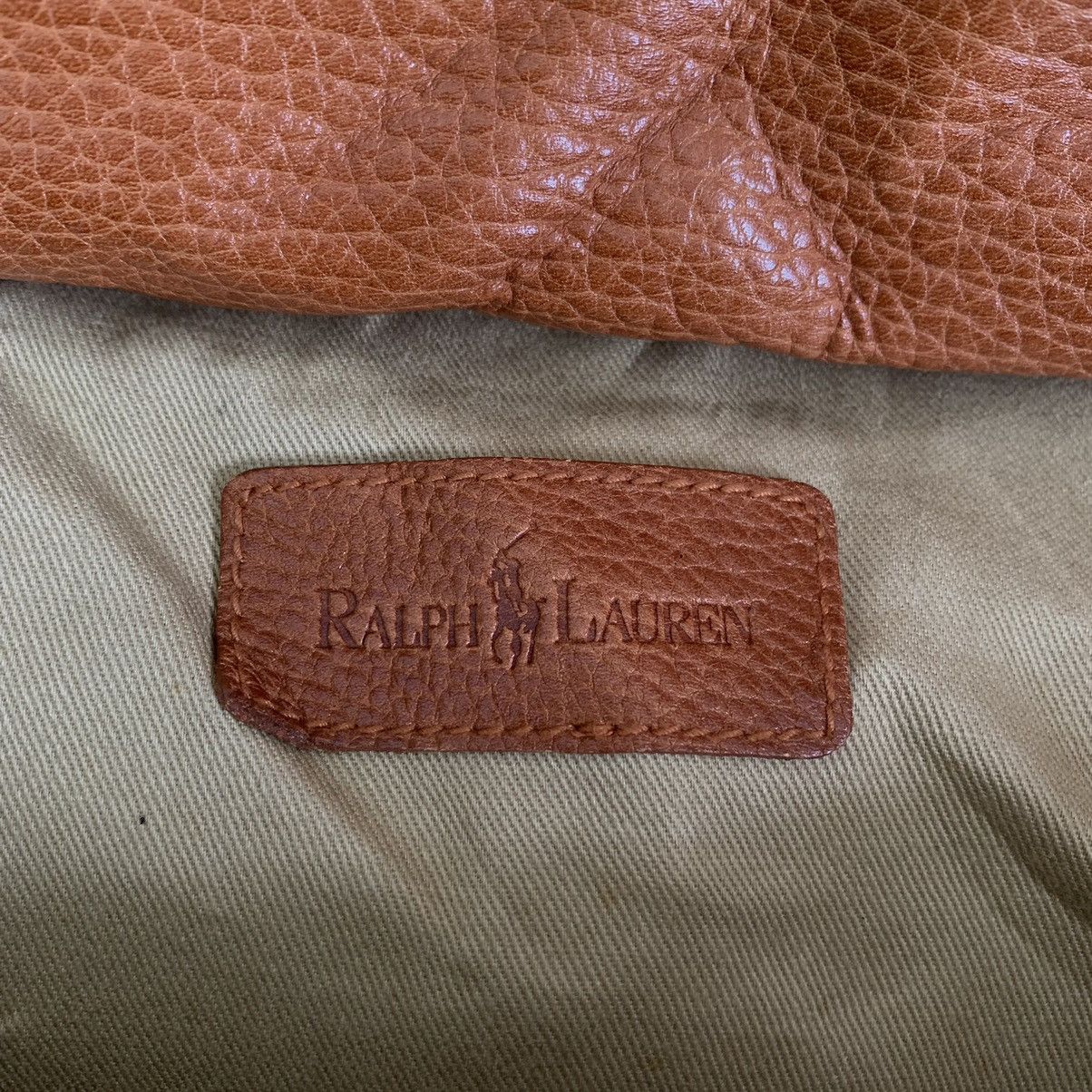 Genuine Leather Ralph Lauren Leather Messenger Bag Size ONE SIZE - 9 Thumbnail