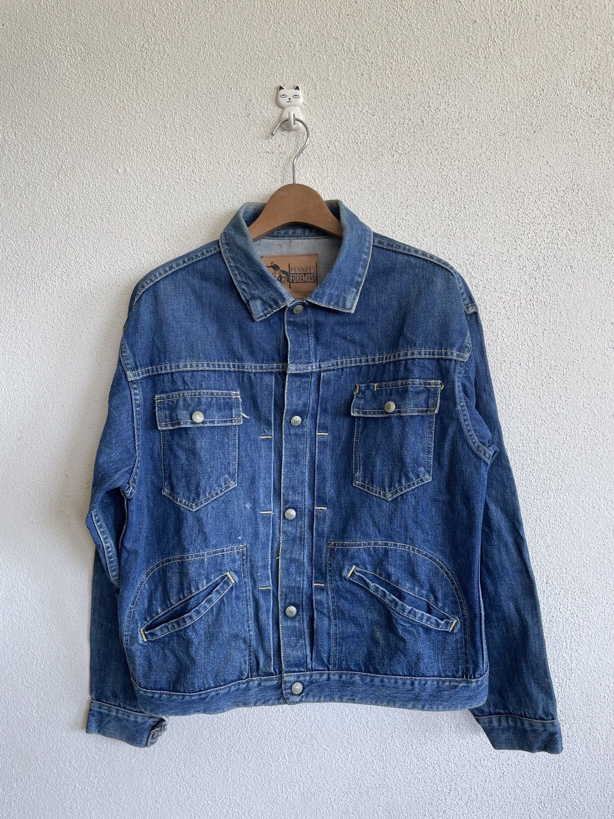 Vintage Vintage Penney's Foremost By Jc Penney 60's Denim jacket