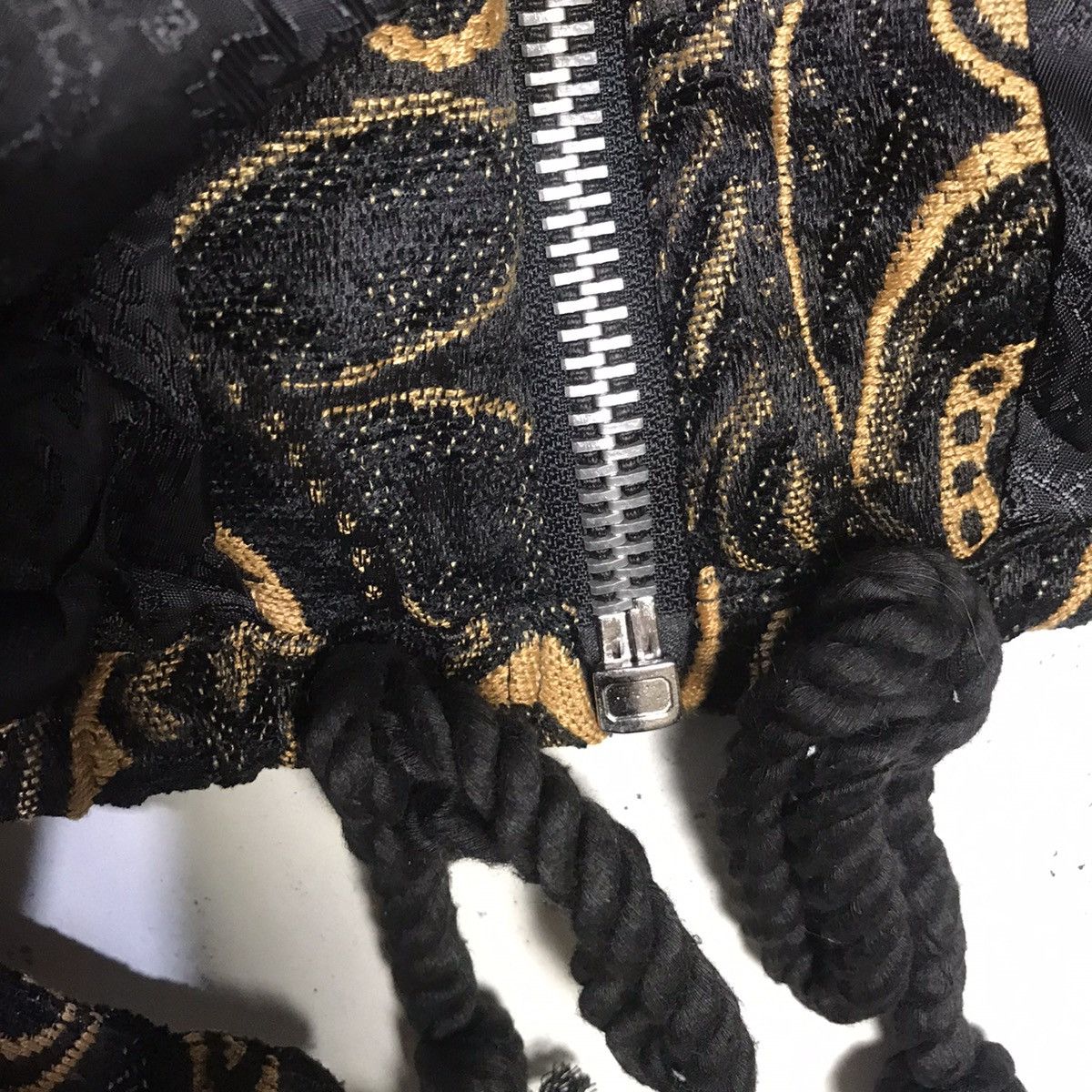 Japanese Brand Unseld full pairsley embroidered hooded zip up jacket Size US M / EU 48-50 / 2 - 8 Thumbnail