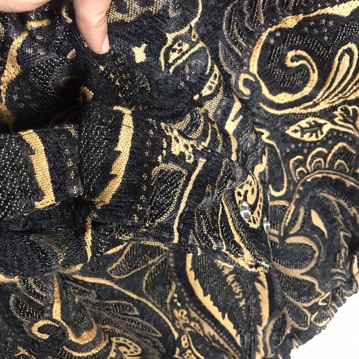 Japanese Brand Unseld full pairsley embroidered hooded zip up jacket Size US M / EU 48-50 / 2 - 5 Thumbnail