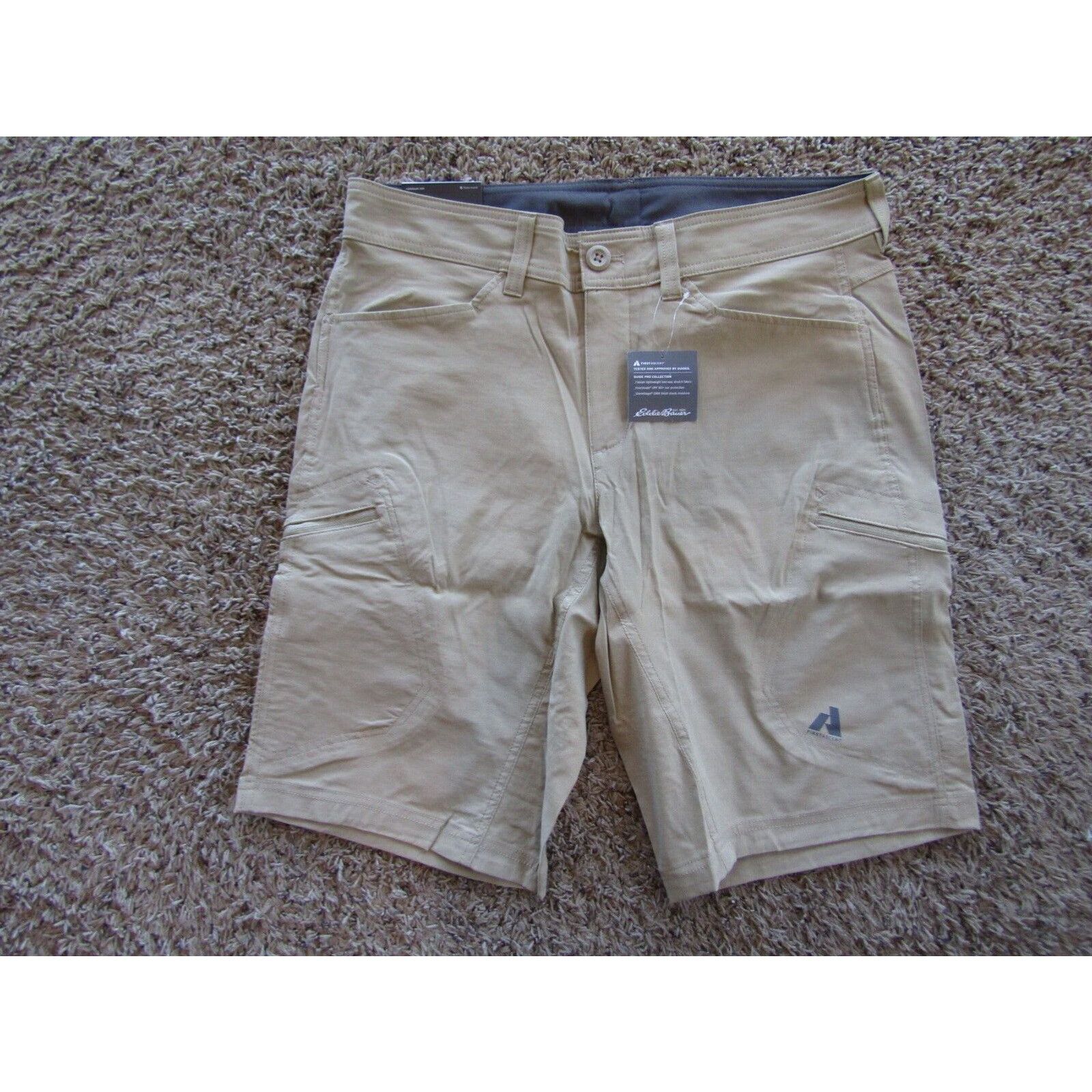 Eddie Bauer NWT Eddie Bauer Mr Guide Pro Sport Lt Khaki Zip Front Leg ...