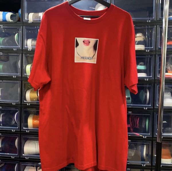 Supreme SUPREME NECKLACE TEE RED XL SS18 2018 SHORT SLEEVE T-SHIRT