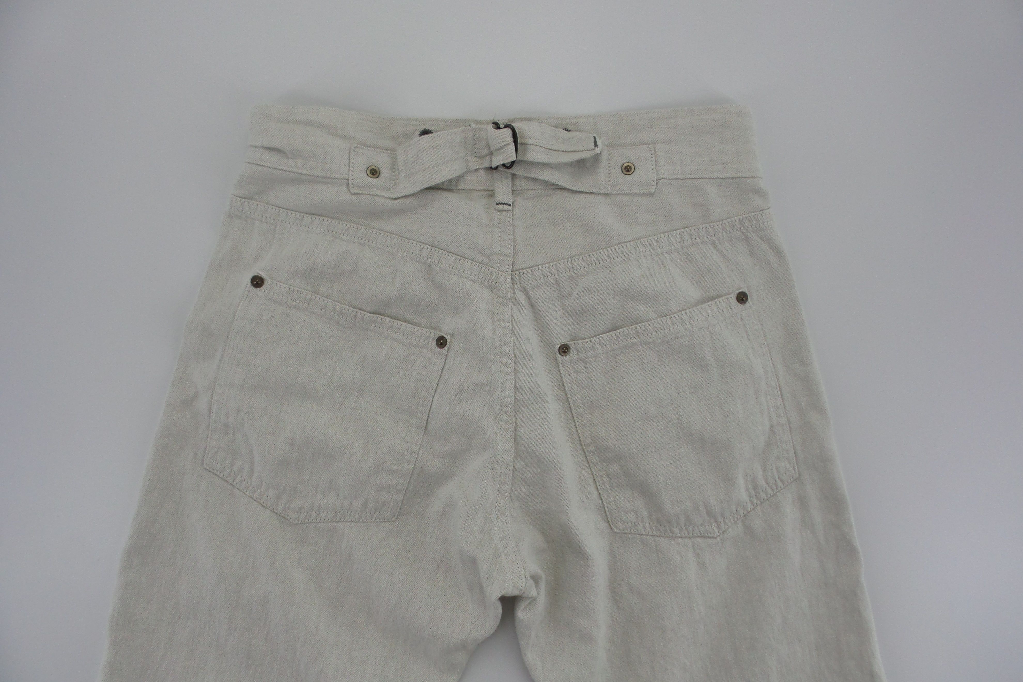 Japanese Brand × Johnbull J8 Johnbull Light Gray Button Fly Jeans Pants W27xL38 Size US 27 - 8 Thumbnail