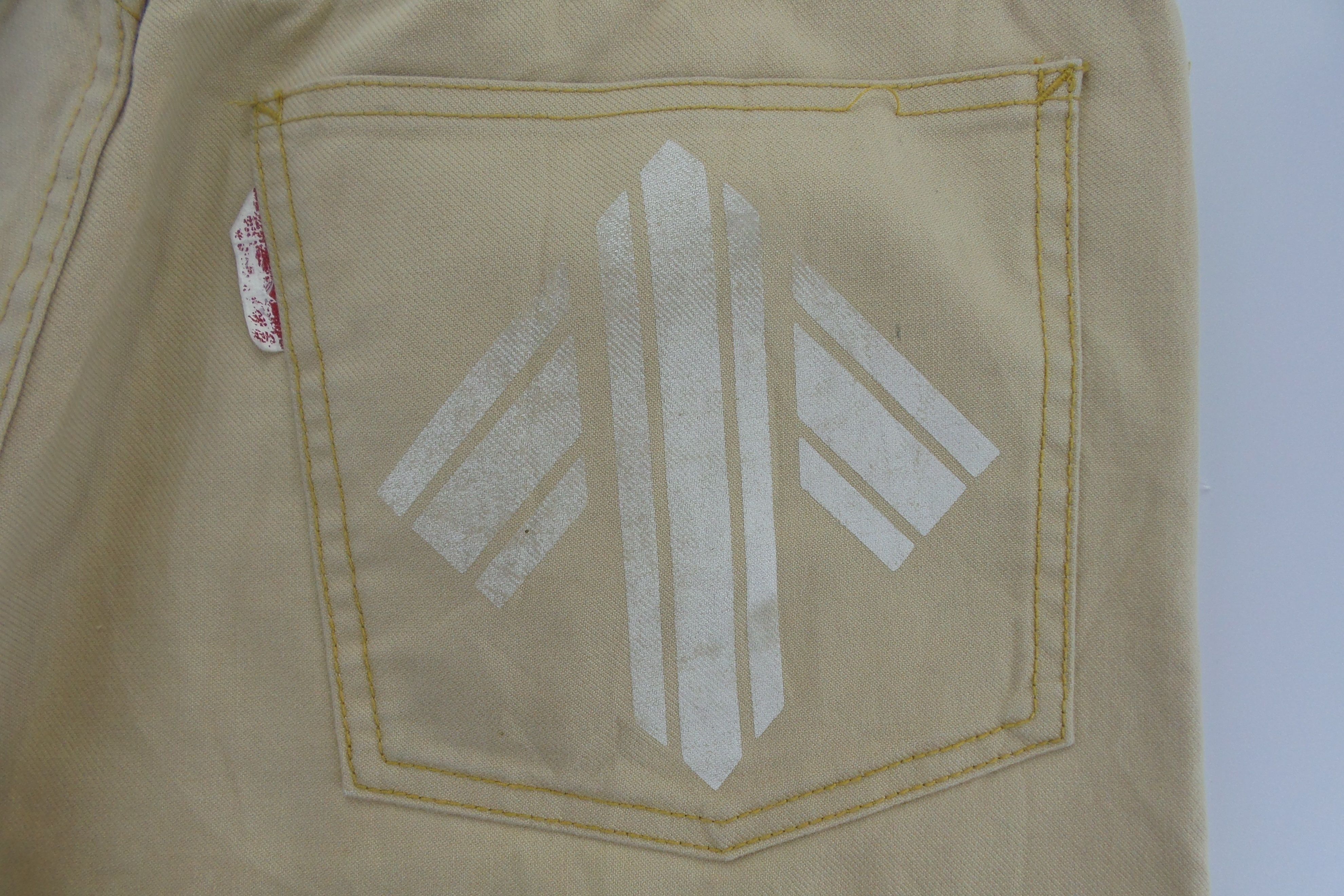 Japanese Brand Doarat Side Tape Beige Jeans Pants W30xL42.5 Size US 30 / EU 46 - 6 Thumbnail