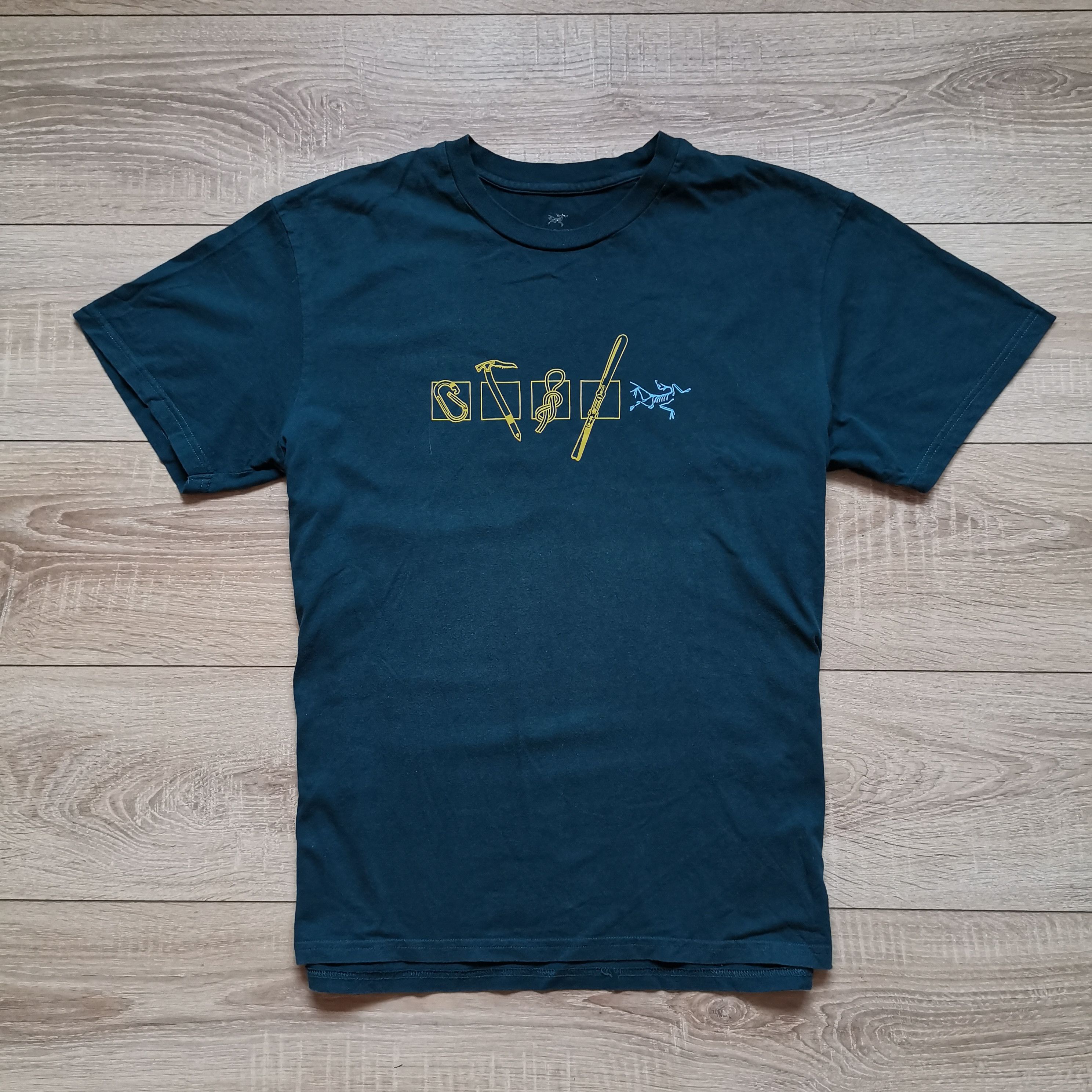 Arc'teryx Arcteryx green big logo t-shirt Size US L / EU 52-54 / 3 - 2 Thumbnail