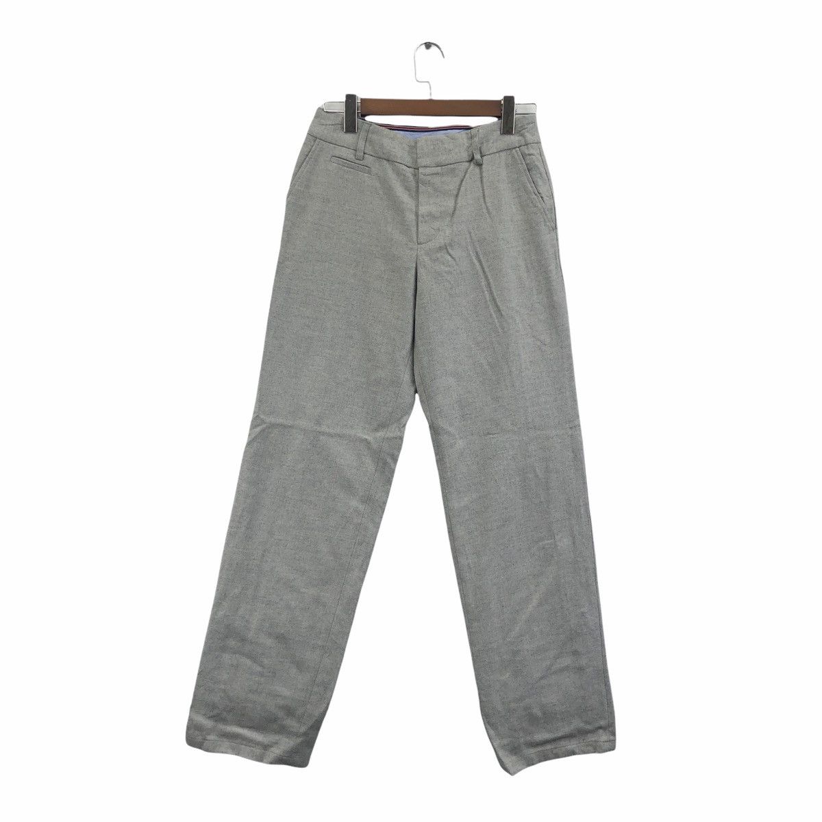 SHIPS JAPAN Designer Minimalist Design Grey Casual Pant