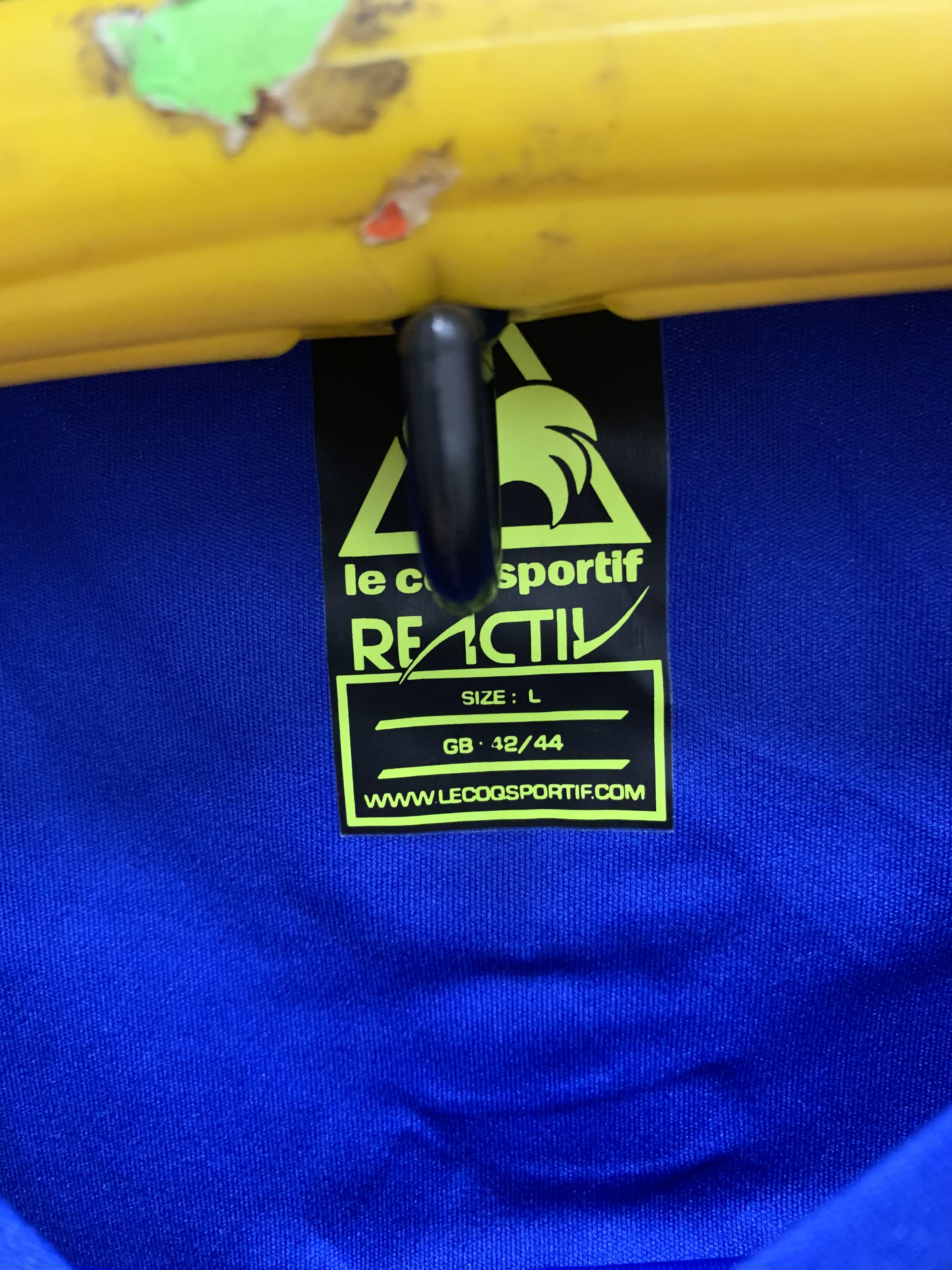 Le Coq Sportif Everton Le Coq Sportif Chang soccer jersey L Size US L / EU 52-54 / 3 - 2 Thumbnail