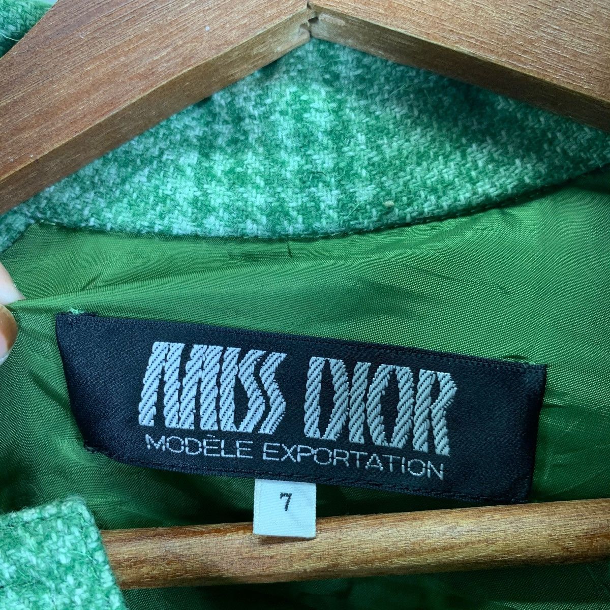 Christian Dior Monsieur × Designer × Vintage VINTAGE MISS DIOR WOOL LONG COAT Size M / US 6-8 / IT 42-44 - 7 Thumbnail