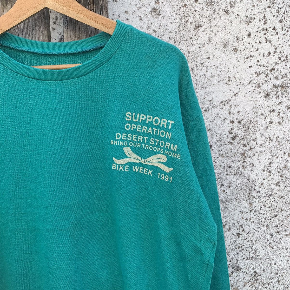 Japanese Brand Bike Week 1991 Iron Horse Sweater Cropped Jumper Pullover Size L / US 10 / IT 46 - 3 Thumbnail