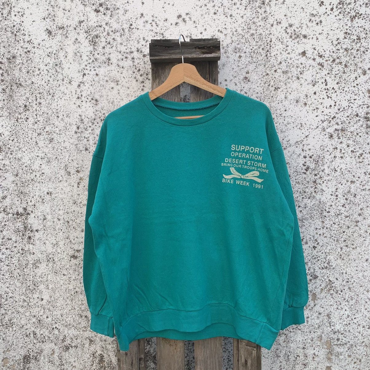 Japanese Brand Bike Week 1991 Iron Horse Sweater Cropped Jumper Pullover Size L / US 10 / IT 46 - 2 Thumbnail