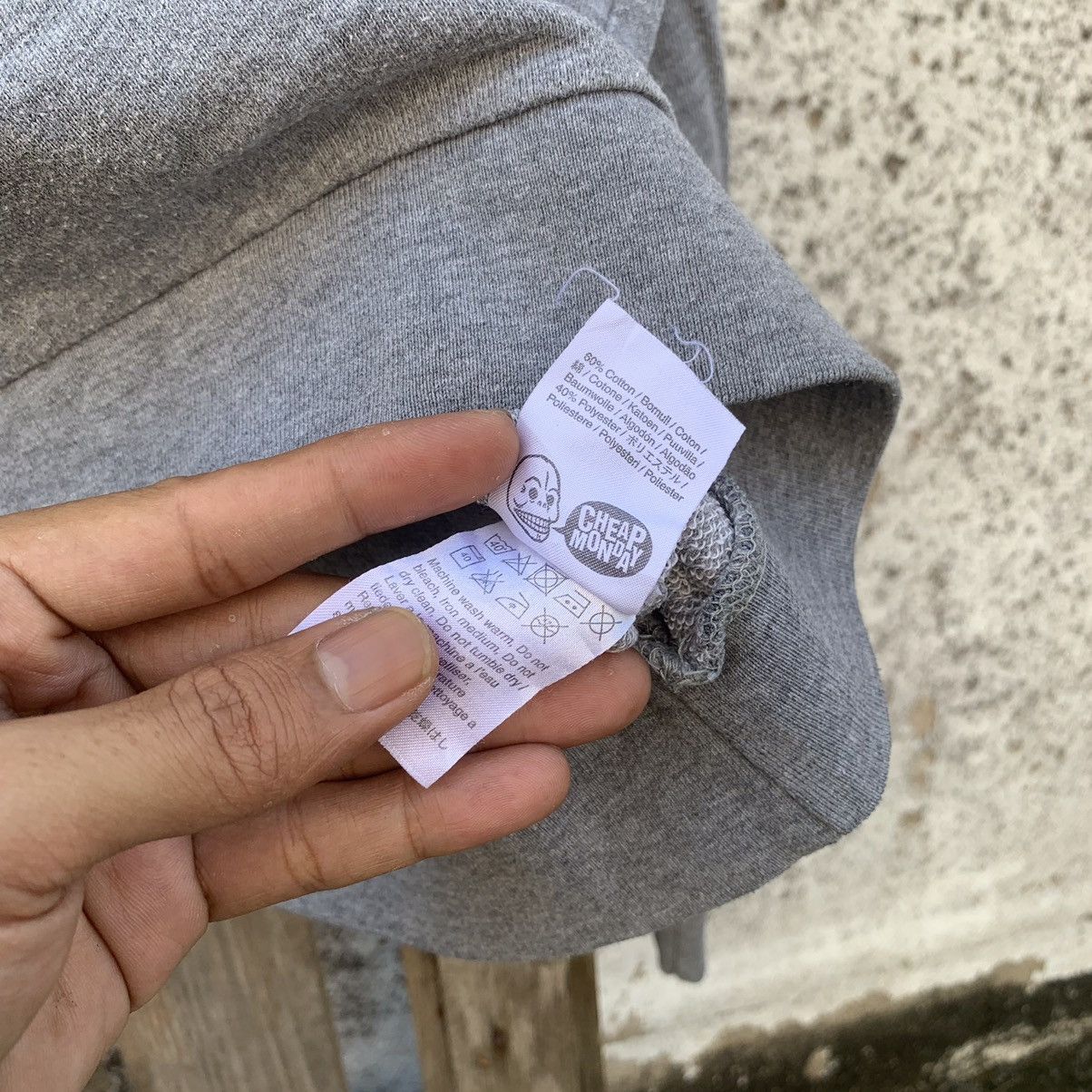 Cheap Monday × Vintage Y2K Cheap Monday Crewneck Cropped Spell Out Sweater Pullover Size M / US 6-8 / IT 42-44 - 7 Thumbnail