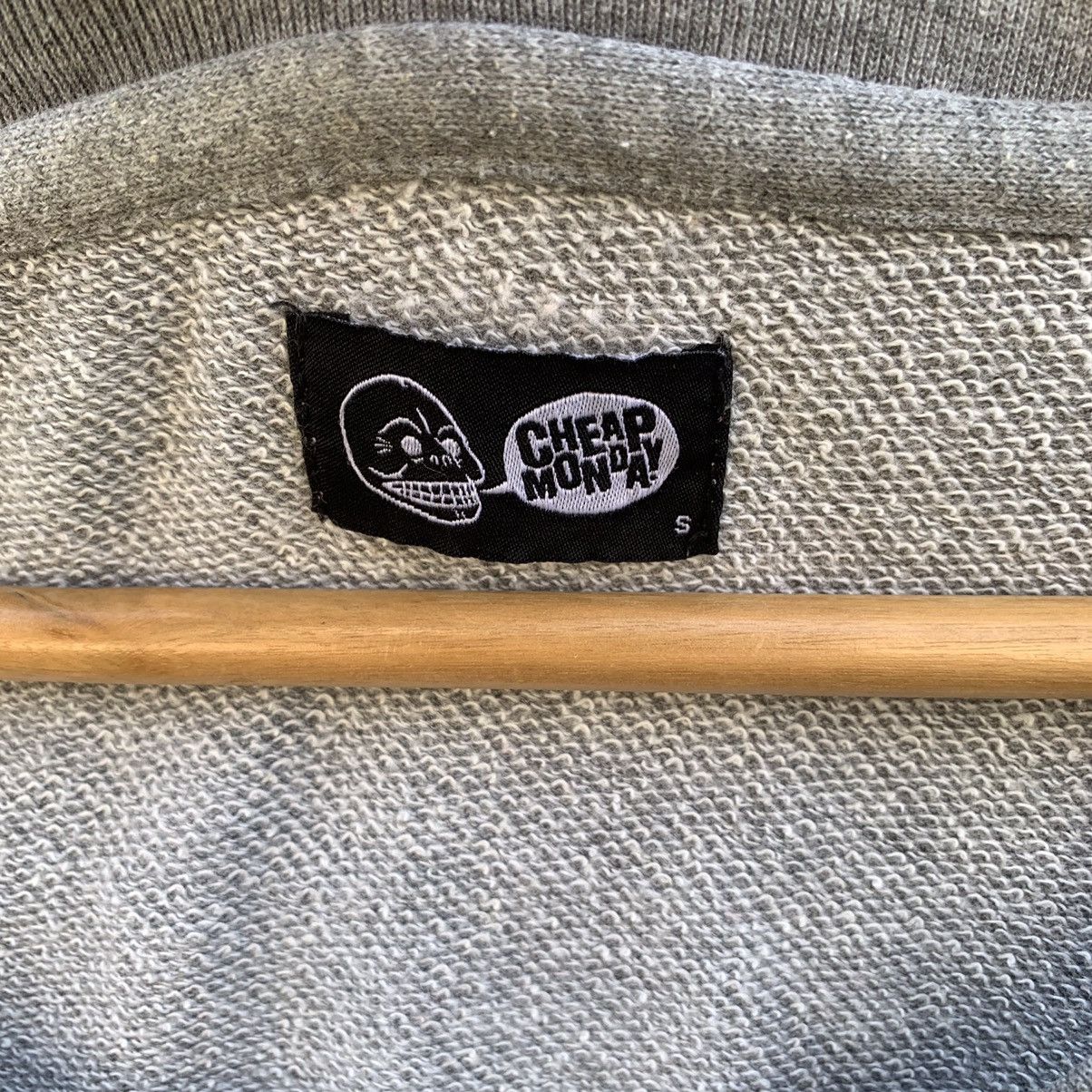 Cheap Monday × Vintage Y2K Cheap Monday Crewneck Cropped Spell Out Sweater Pullover Size M / US 6-8 / IT 42-44 - 5 Thumbnail