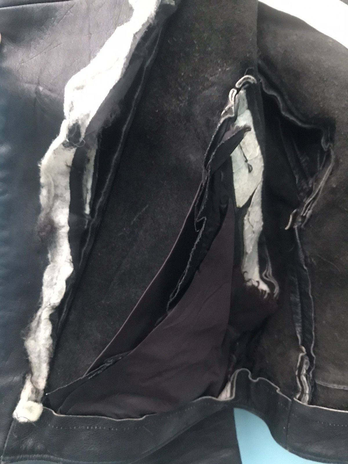 Vintage Double Colar Leather Jacket Custom Painting Size US S / EU 44-46 / 1 - 6 Thumbnail