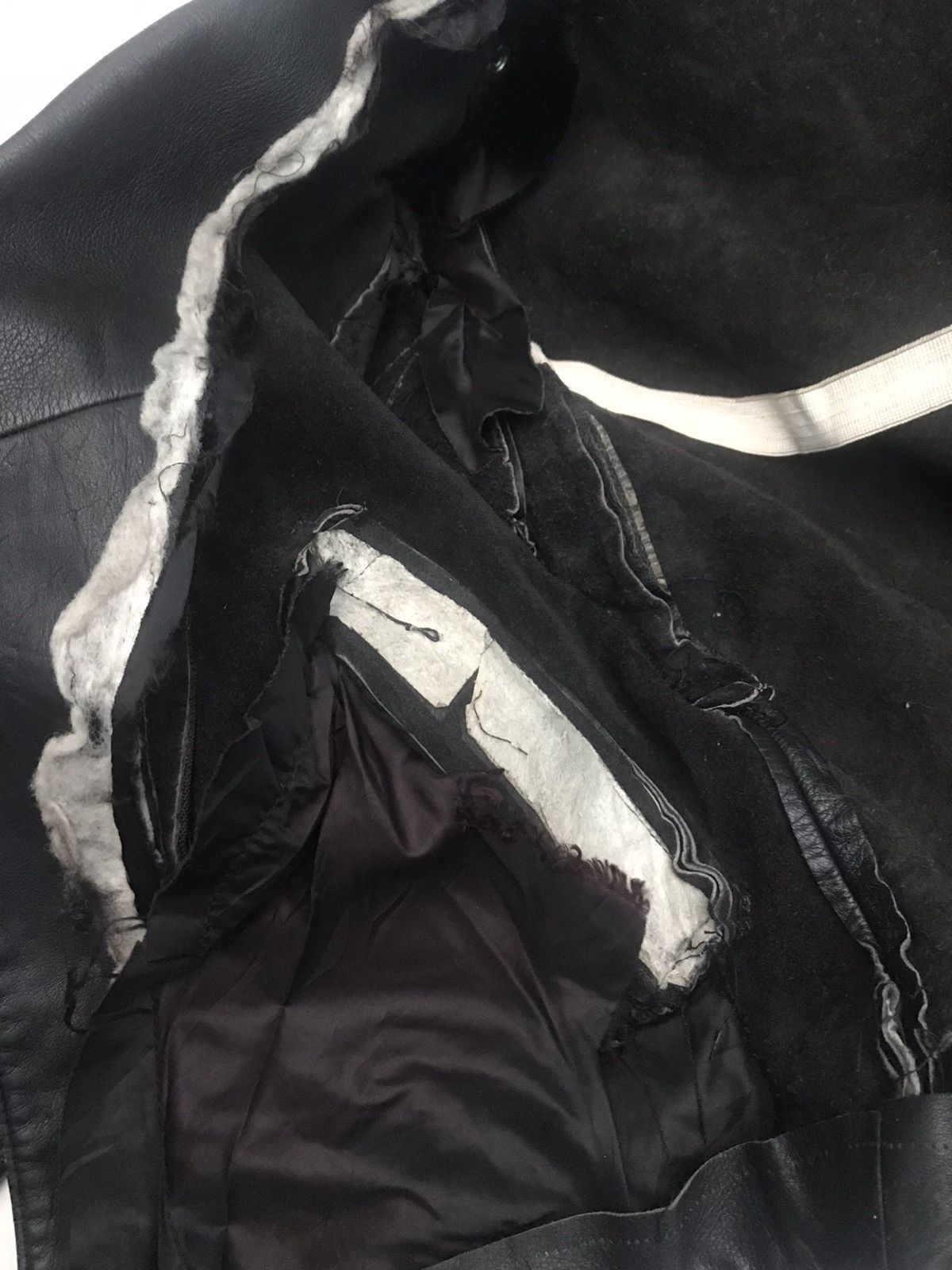 Vintage Double Colar Leather Jacket Custom Painting Size US S / EU 44-46 / 1 - 9 Thumbnail