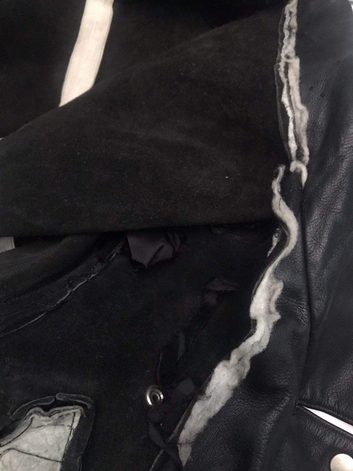 Vintage Double Colar Leather Jacket Custom Painting Size US S / EU 44-46 / 1 - 8 Thumbnail