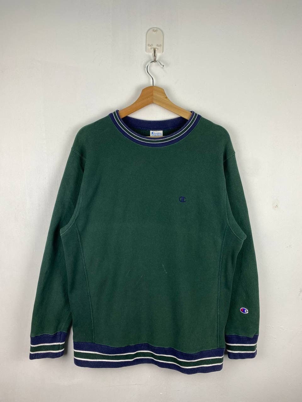 Champion × Vintage 90s vintage champion sweatshirt reverse weave Size US M / EU 48-50 / 2 - 1 Thumbnail