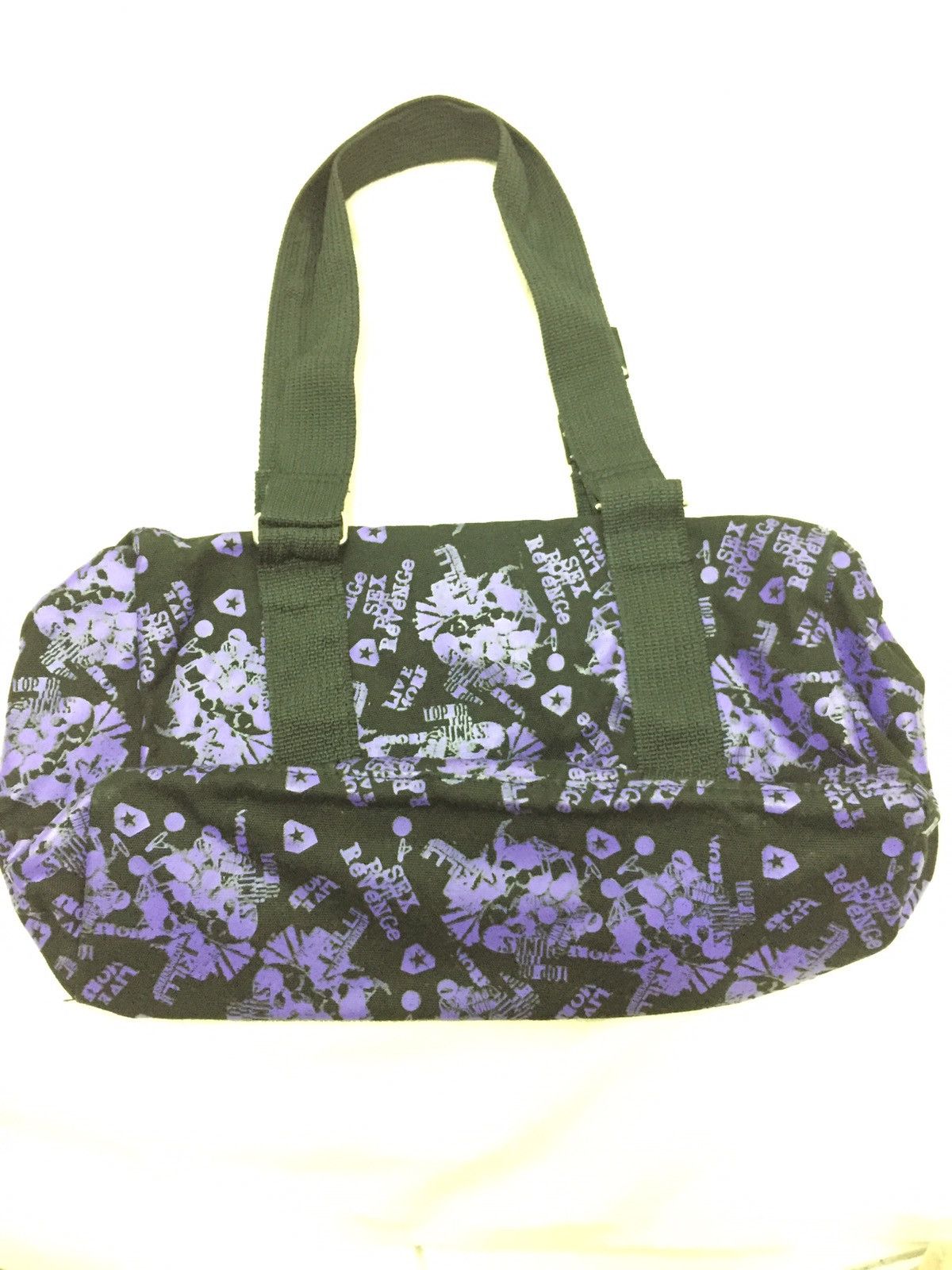Japanese Brand Skull Print Duffle Bag Size ONE SIZE - 2 Thumbnail