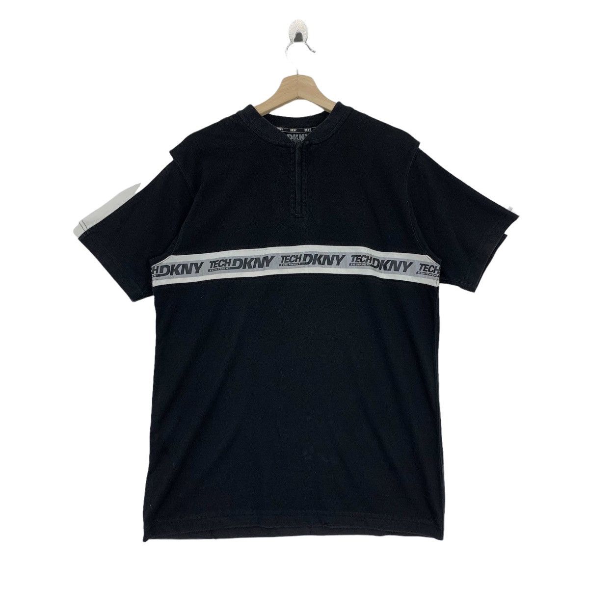 Rare DKNY half zipper tees