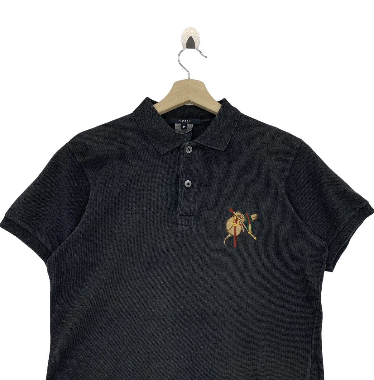 Designer × Gucci Rare GUCCI Polo tees made in Italy Size US M / EU 48-50 / 2 - 2 Thumbnail
