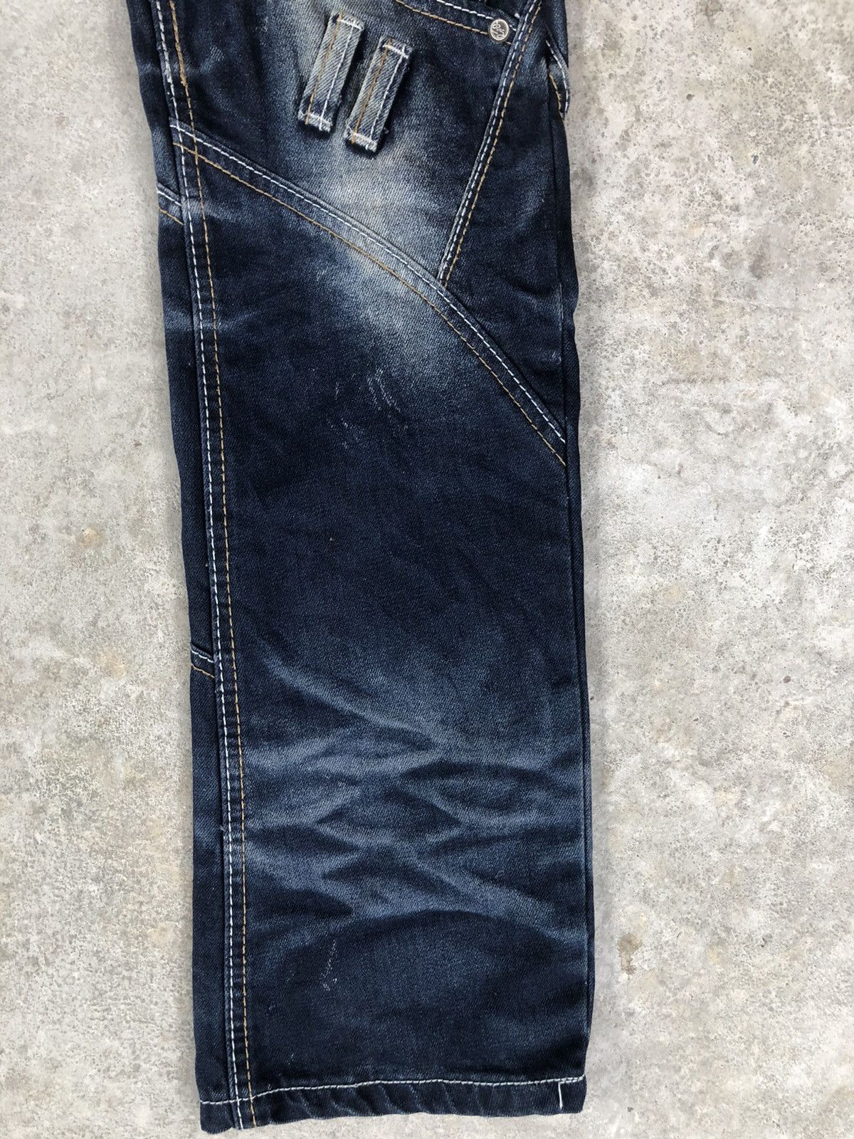 Who Decides War JRag Double Waist Embroidered Denim Size US 31 - 7 Thumbnail