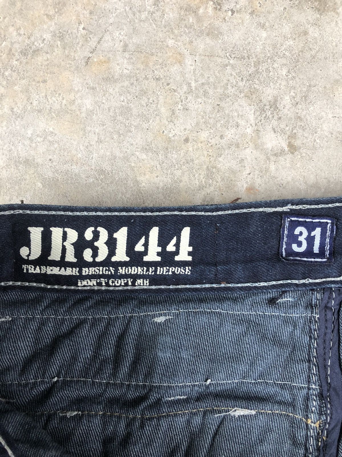 Who Decides War JRag Double Waist Embroidered Denim Size US 31 - 13 Thumbnail