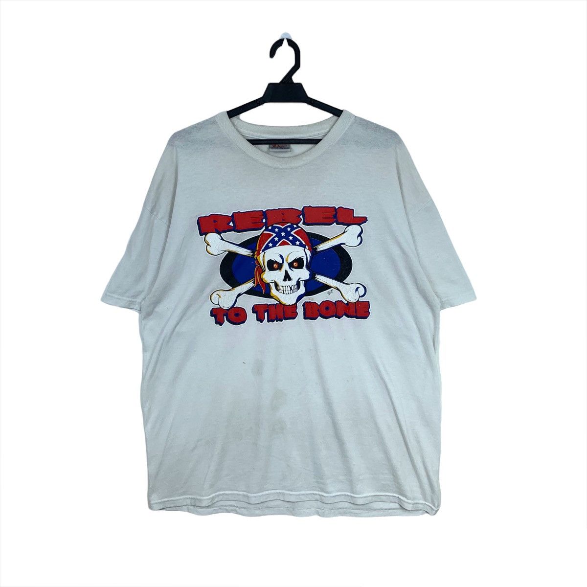 Vintage 90s Rebel To The Bone Short Sleeve T Shirt