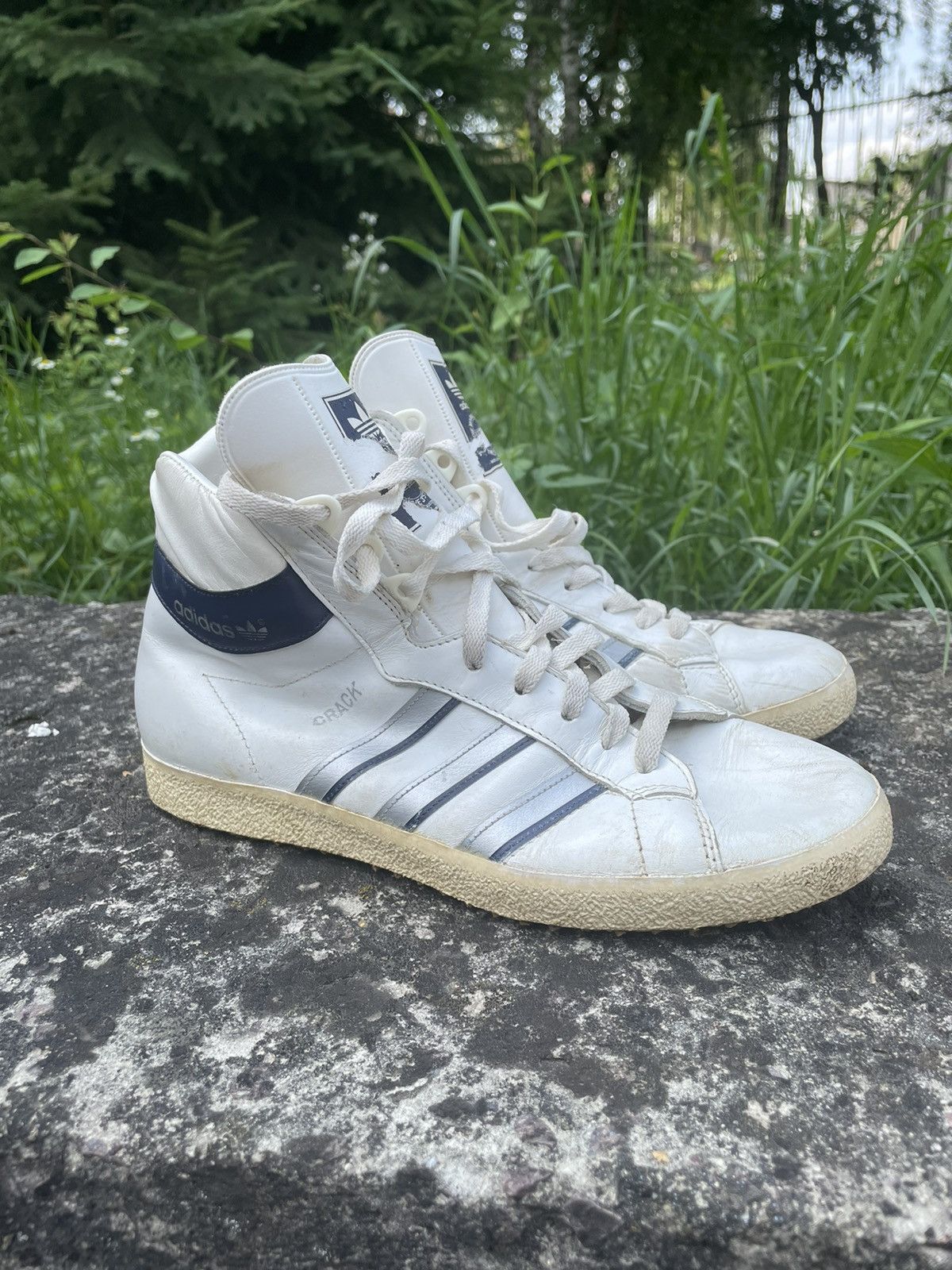 Adidas Rare Vintage Adidas crack vintage sneakers made in Austria rare Grailed