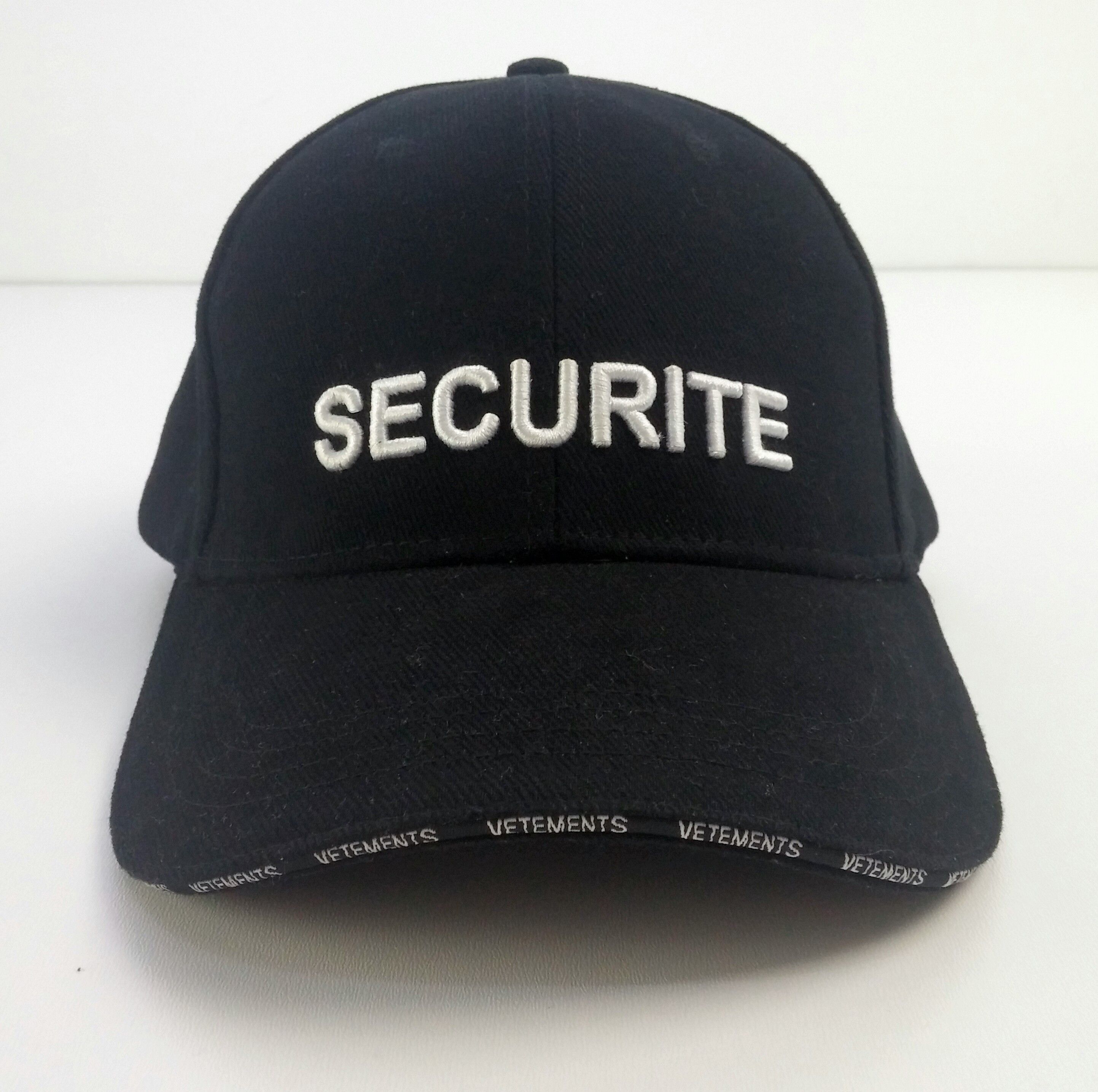 帽子 VETEMENTS 17SS SECURITE CAP Vetements Security hat | Grailed