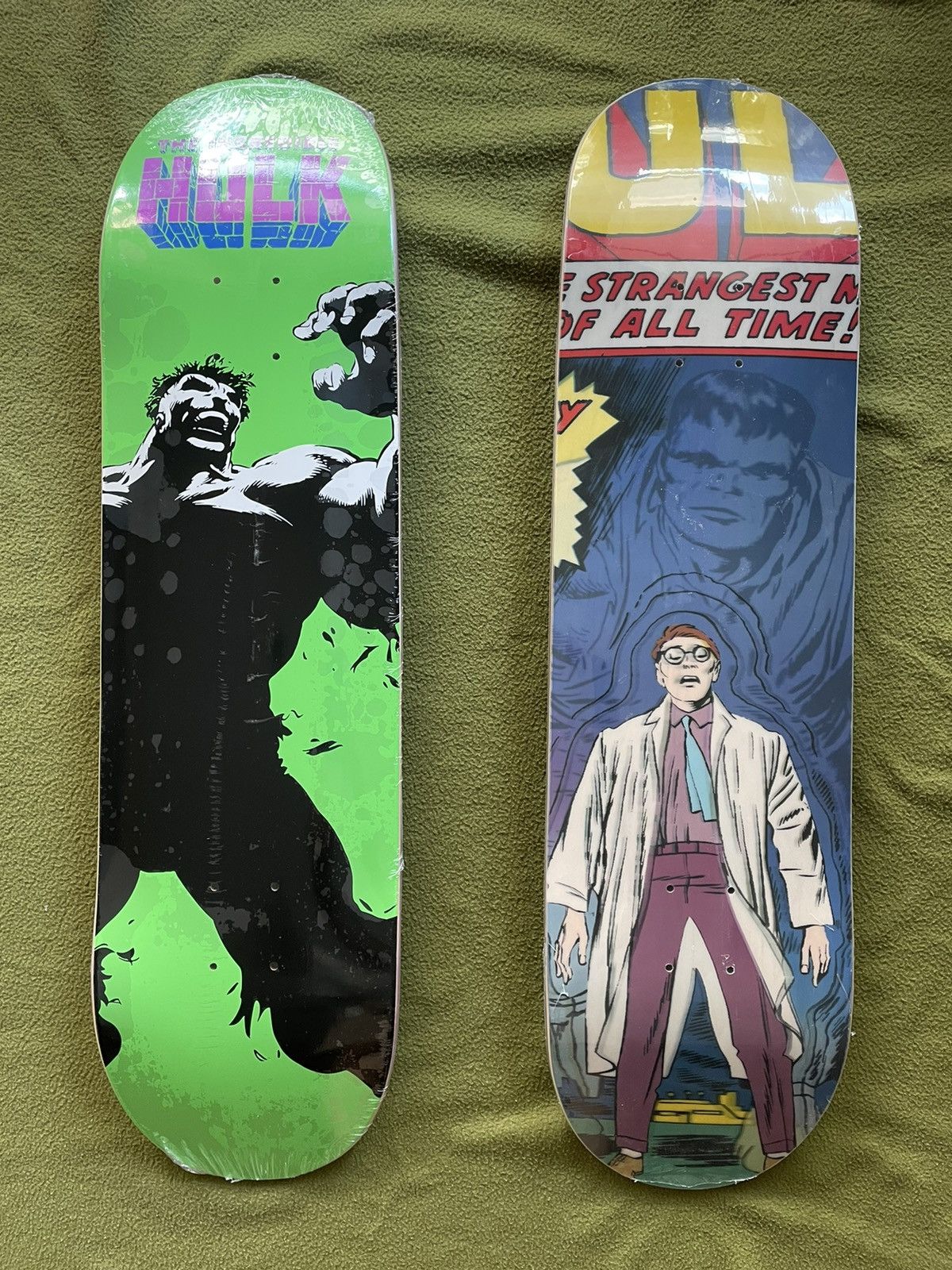 Huf × Marvel Comics HUF Skateboard X Marvel Comics Hulk