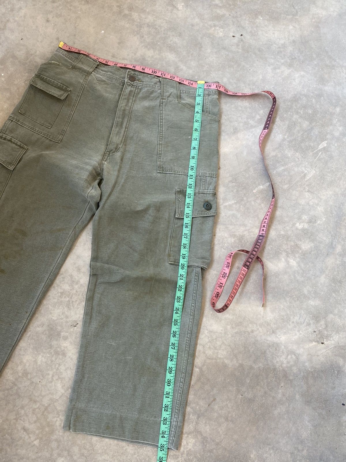 Vintage Vintage Army Cargo Pants Size US 34 / EU 50 - 7 Thumbnail