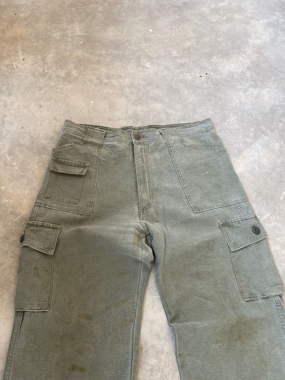 Vintage Vintage Army Cargo Pants Size US 34 / EU 50 - 3 Thumbnail