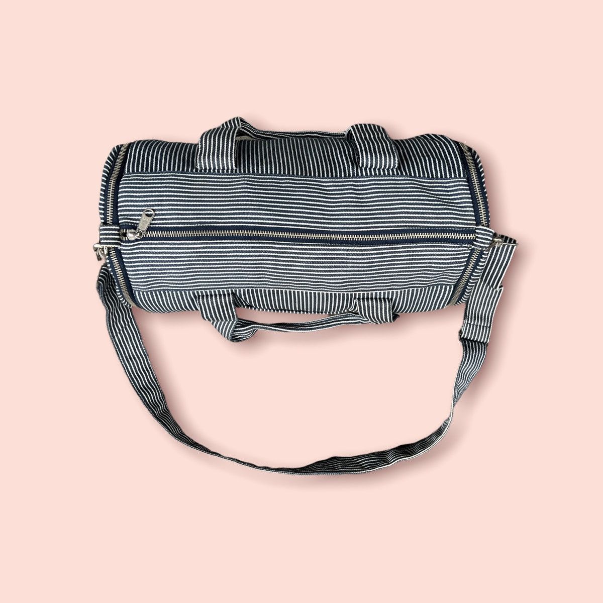 Dickies × Japanese Brand × Takeo Kikuchi DICKIES X TAKEO KIKUCHI HICKORY STRIPES DUFFLE BAG Size ONE SIZE - 9 Thumbnail